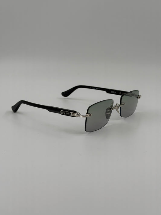 CHROME HEARTS 'DEEP II' FRAMELESS SUNGLASSES