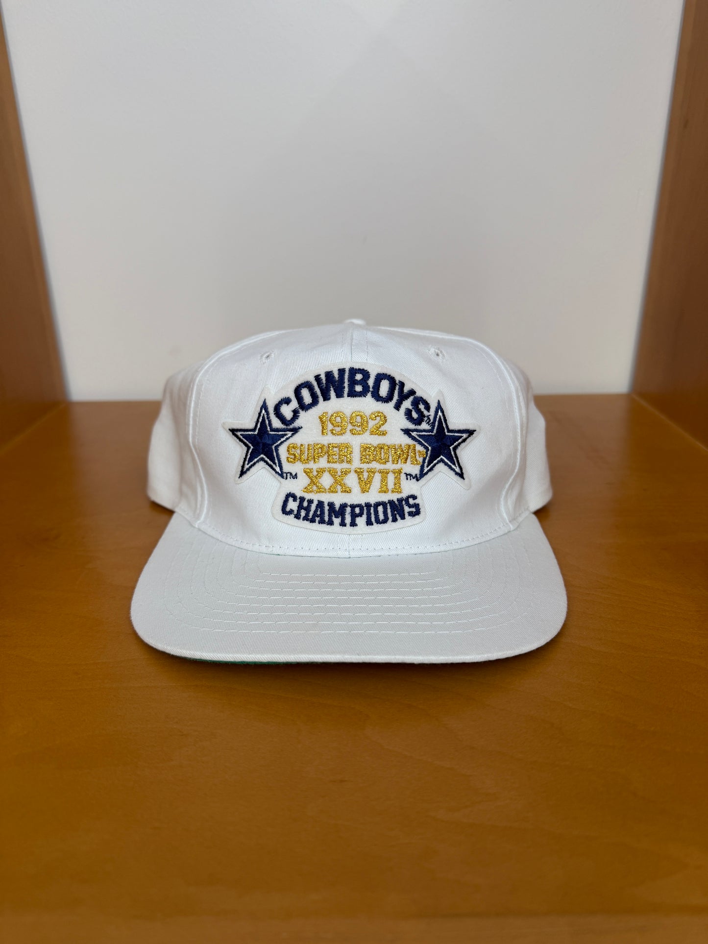 1992 COWBOYS SUPERBOWL XXVII WORLD CHAMPIONS SNAPBACK HAT (THE SPORTSMAN TAG)