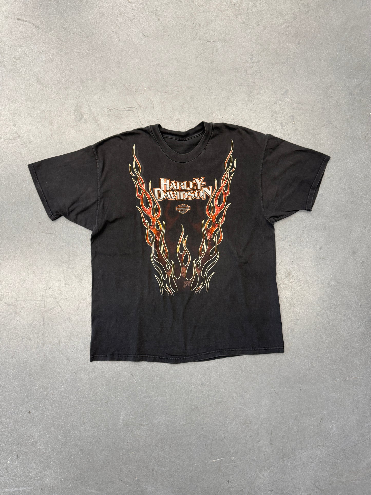 1998 HARLEY-DAVIDSON ROAD & TRACK MERIDIAN, MS FLAMES TEE