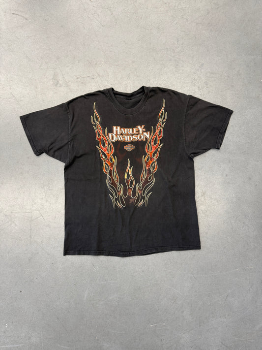 1998 HARLEY-DAVIDSON ROAD & TRACK MERIDIAN, MS FLAMES TEE