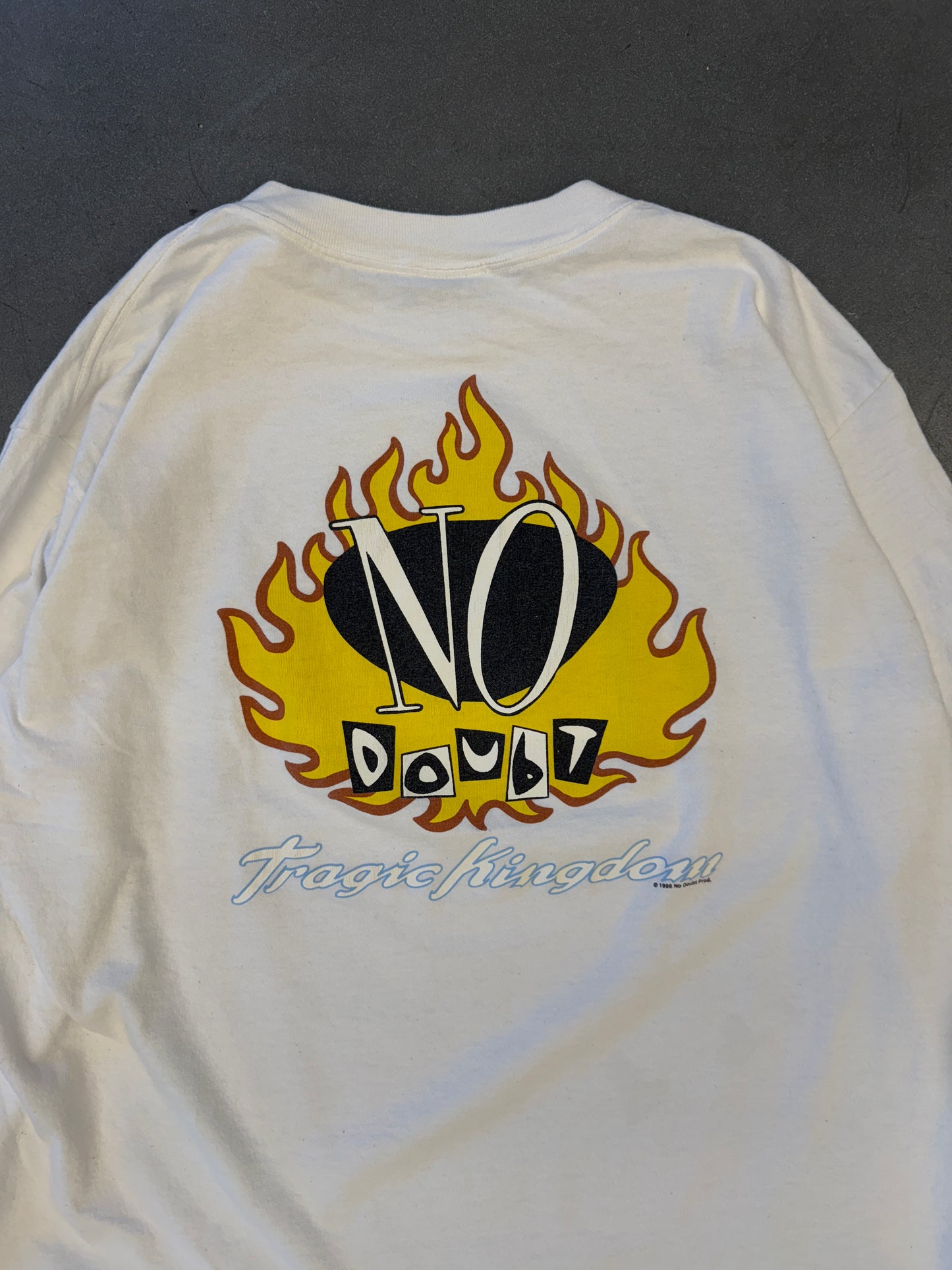 1996 NO DOUBT TRAGIC KINGDOM MULLET LONGSLEEVE TEE (ALL SPORT TAG)