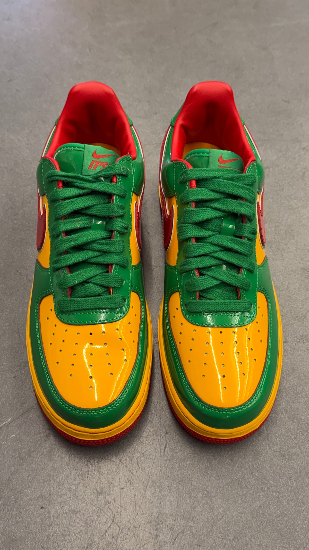 2025 NIKE AIR FORCE 1 LOW LIL YACHTY CONCRETE BOYS - LUCKY GREEN