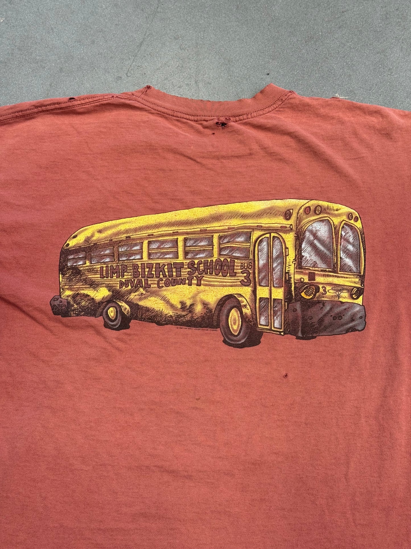 1998 LIMP BIZKIT SCHOOL BUS TEE (PULLED TAG)