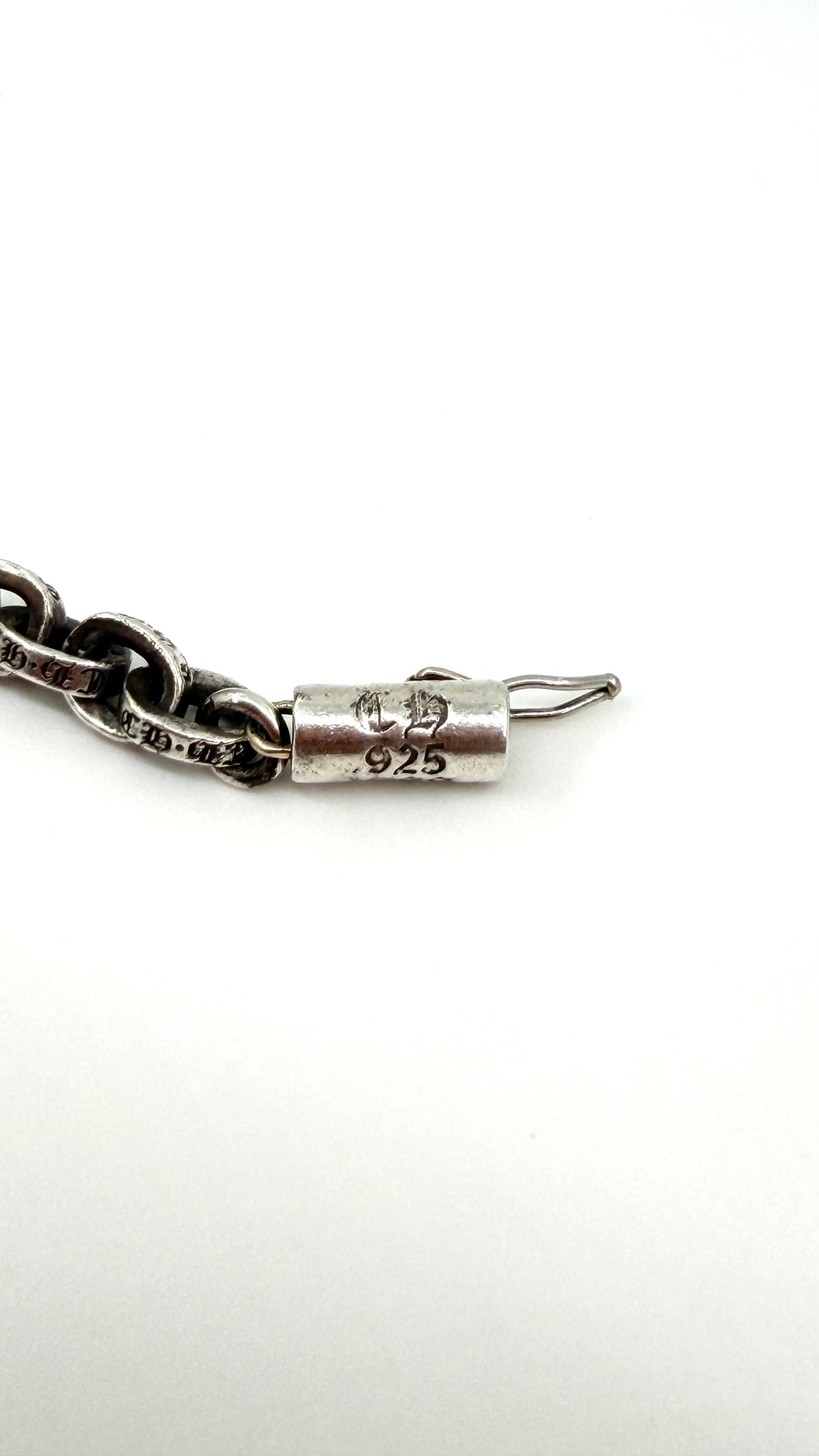 CHROME HEARTS SILVER PAPER CHAIN NECKLACE - 30 INCH