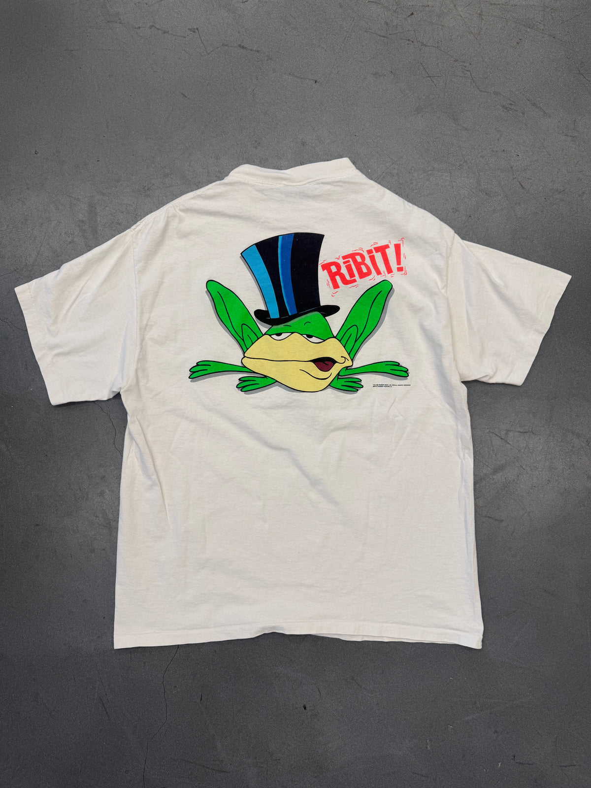 1990 WARNER BROS MICHIGAN J FROG RIBIT TEE (CHANGES TAG)