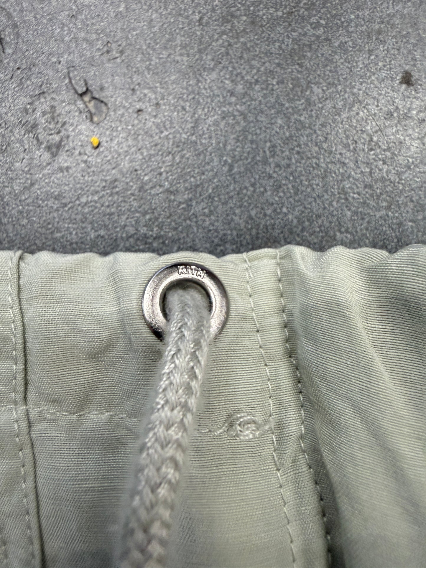 KITH WOMEN WRINKLE CUPRO PANT - GREEN