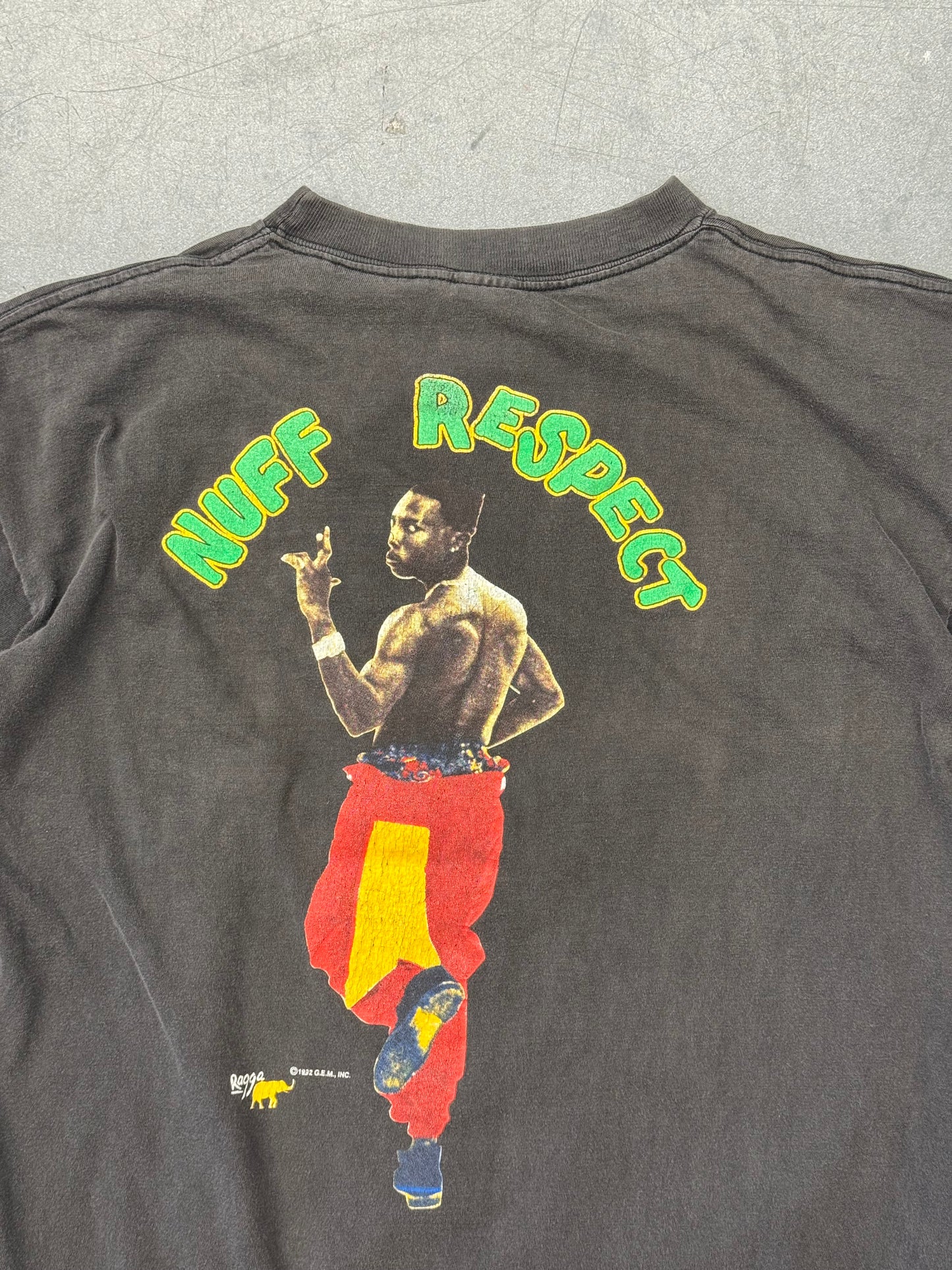 1992 SHABBA RANKS NUFF RESPECT TEE (HORIZON TAG)