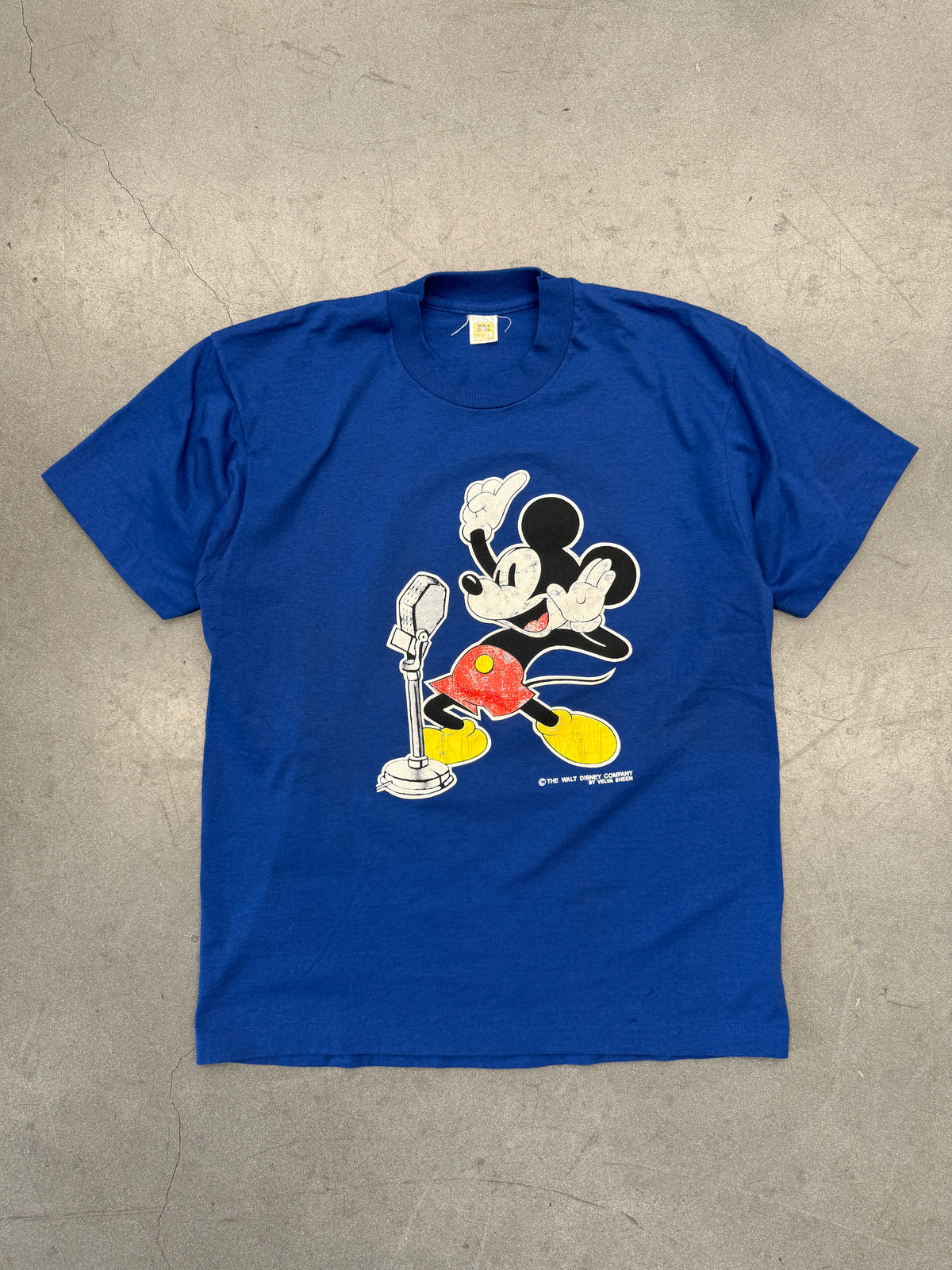 '80S MICKEY MOUSE MICROPHONE TEE (VELVA SHEEN TAG)