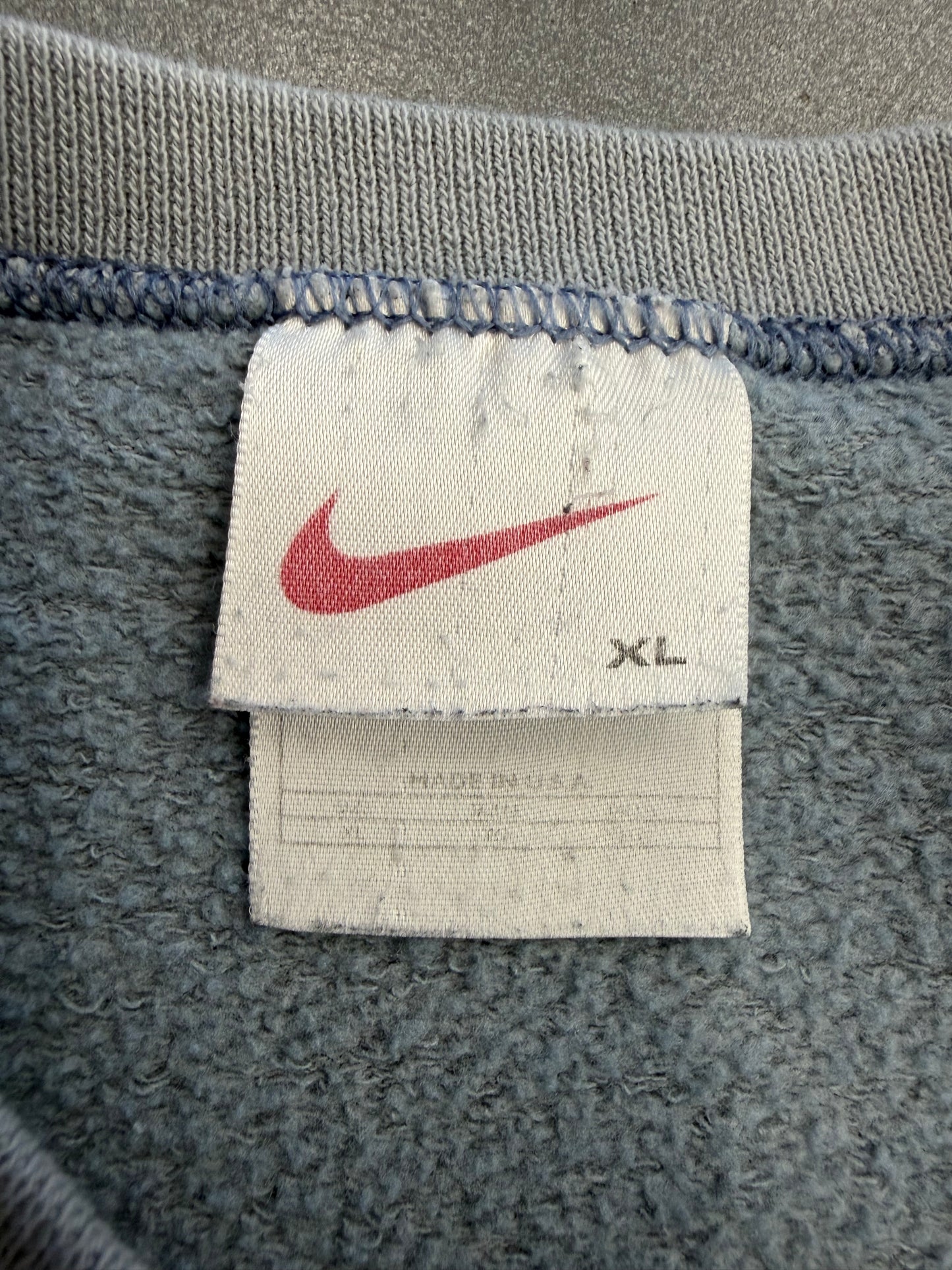 90S NIKE SIDE SWOOSH CREWNECK - SLATE BLUE