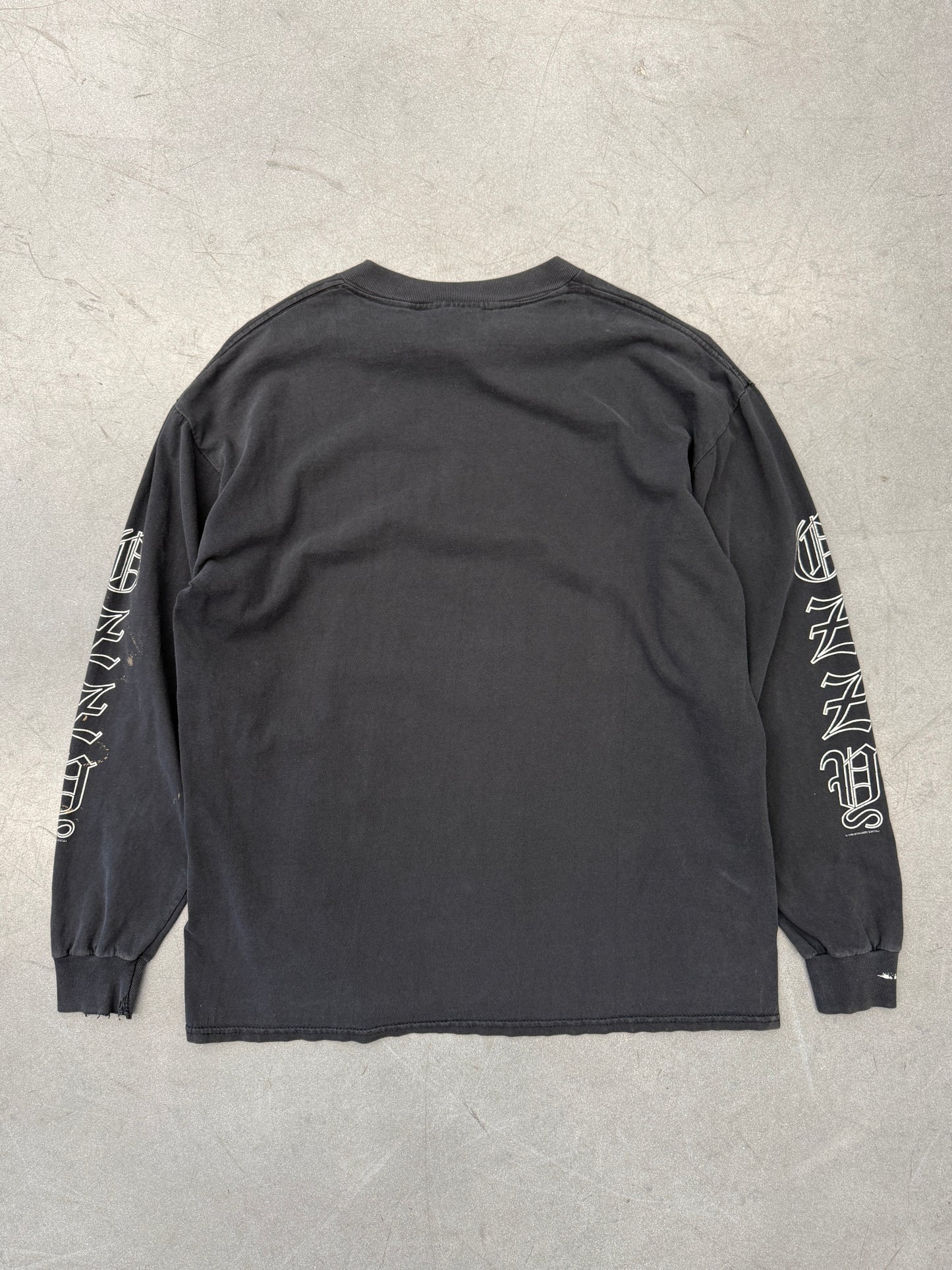 1995 OZZY OSBOURNE EMBROIDERED CROSS LS TEE (ALL SPORT TAG)
