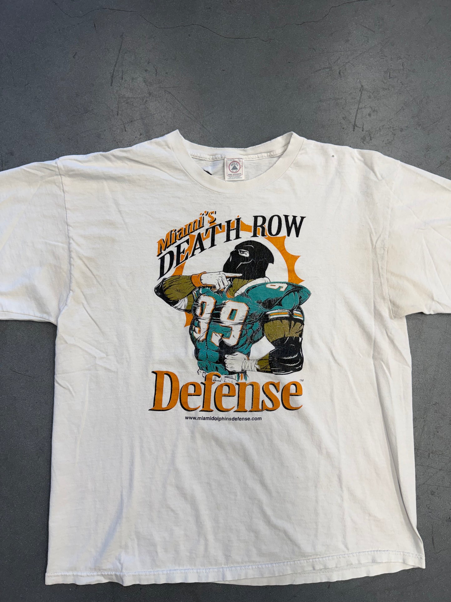 90'S MIAMI'S DEATH ROW DEFENSE JUST PLAIN NASTY TEE (DELTA TAG)
