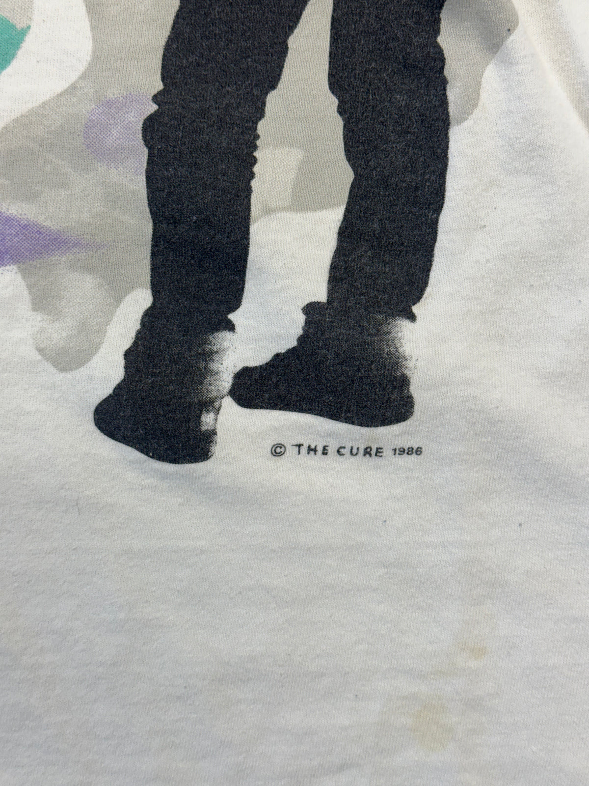 1986 THE CURE BOYS DON'T CRY TEE (WILD OATS TAG)