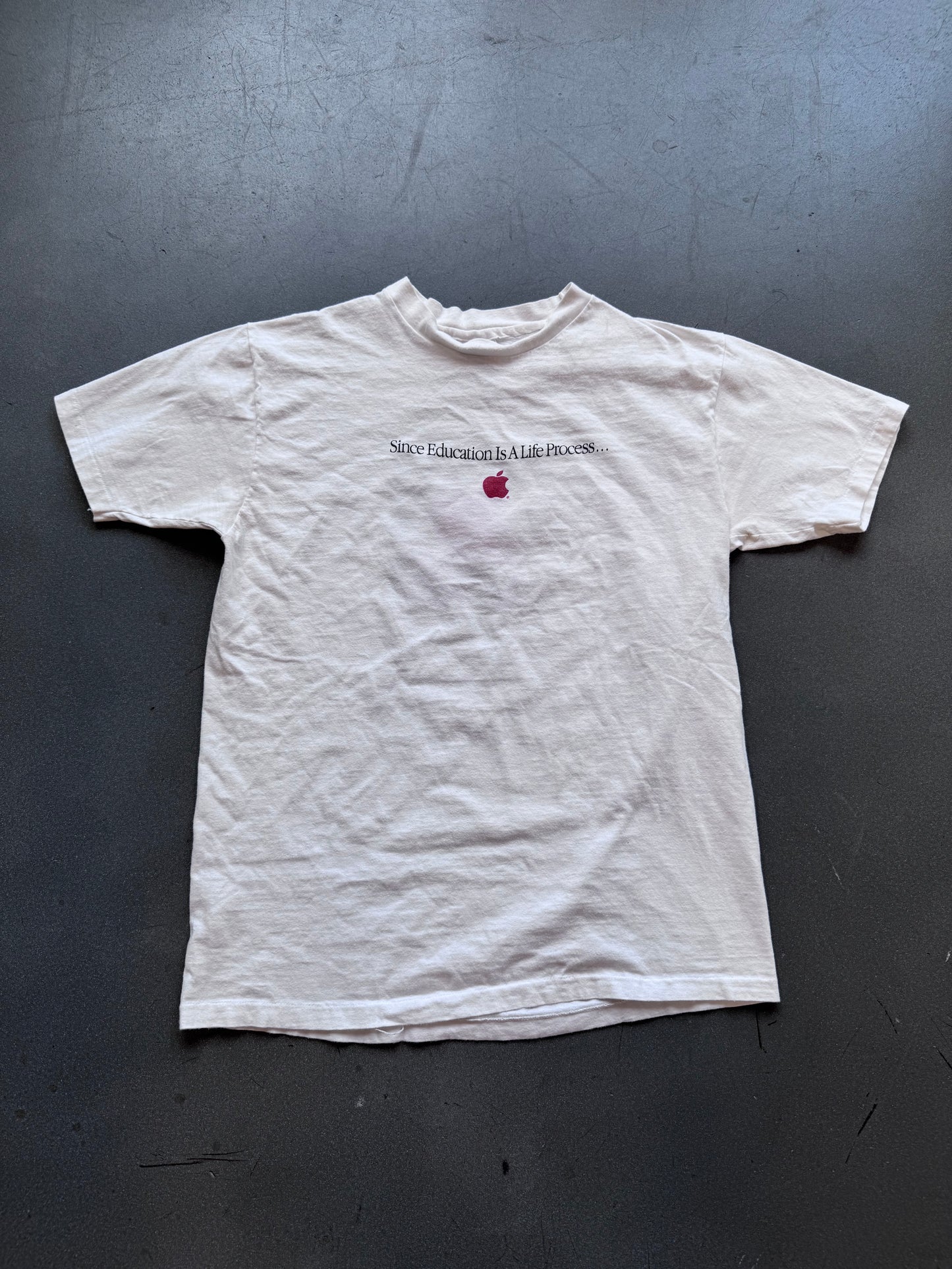90'S APPLE EDUCATION TEE (HANES BEEFY TAG)