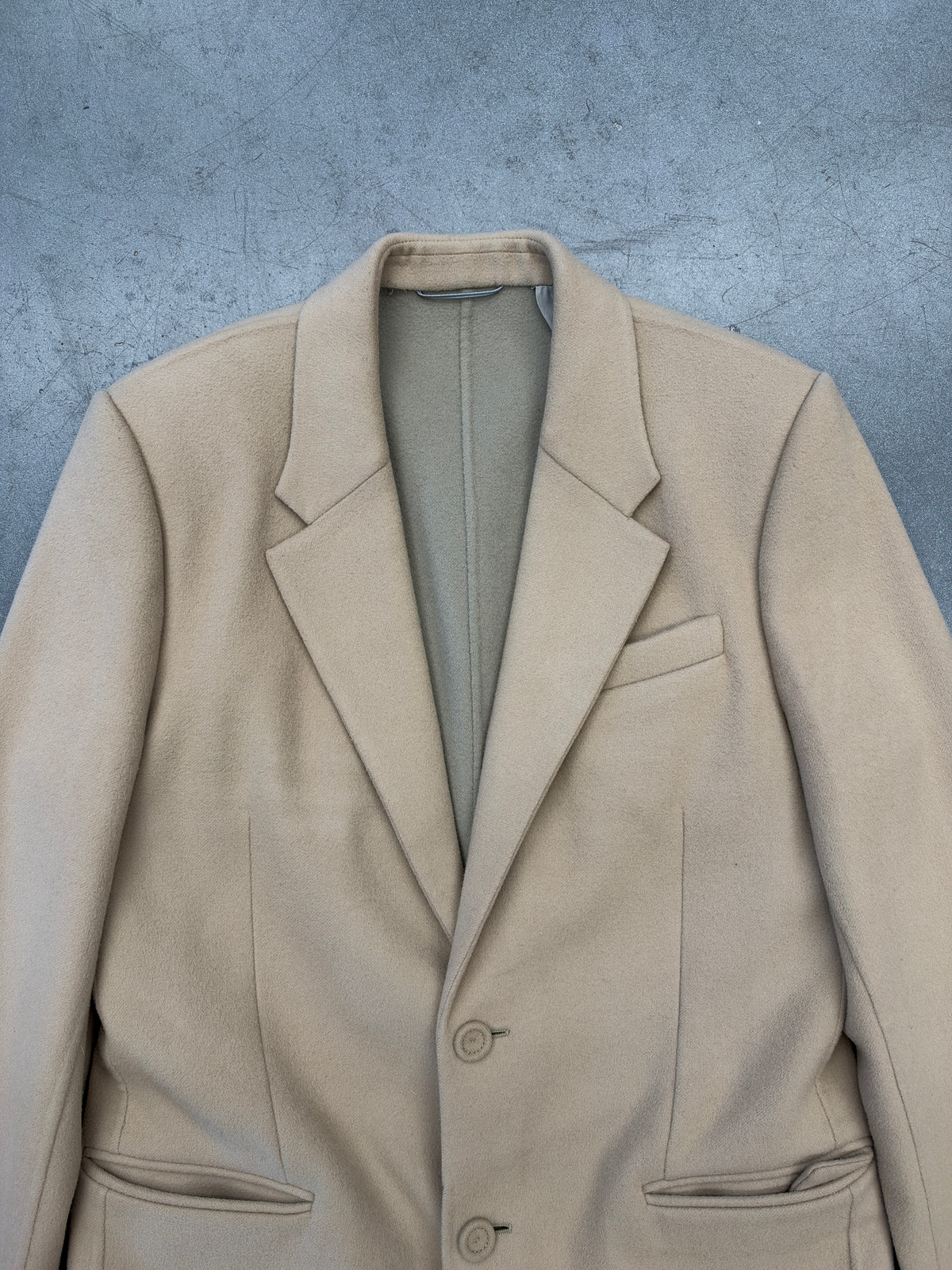 90S CHRISTIAN DIOR WOOL TRENCH COAT