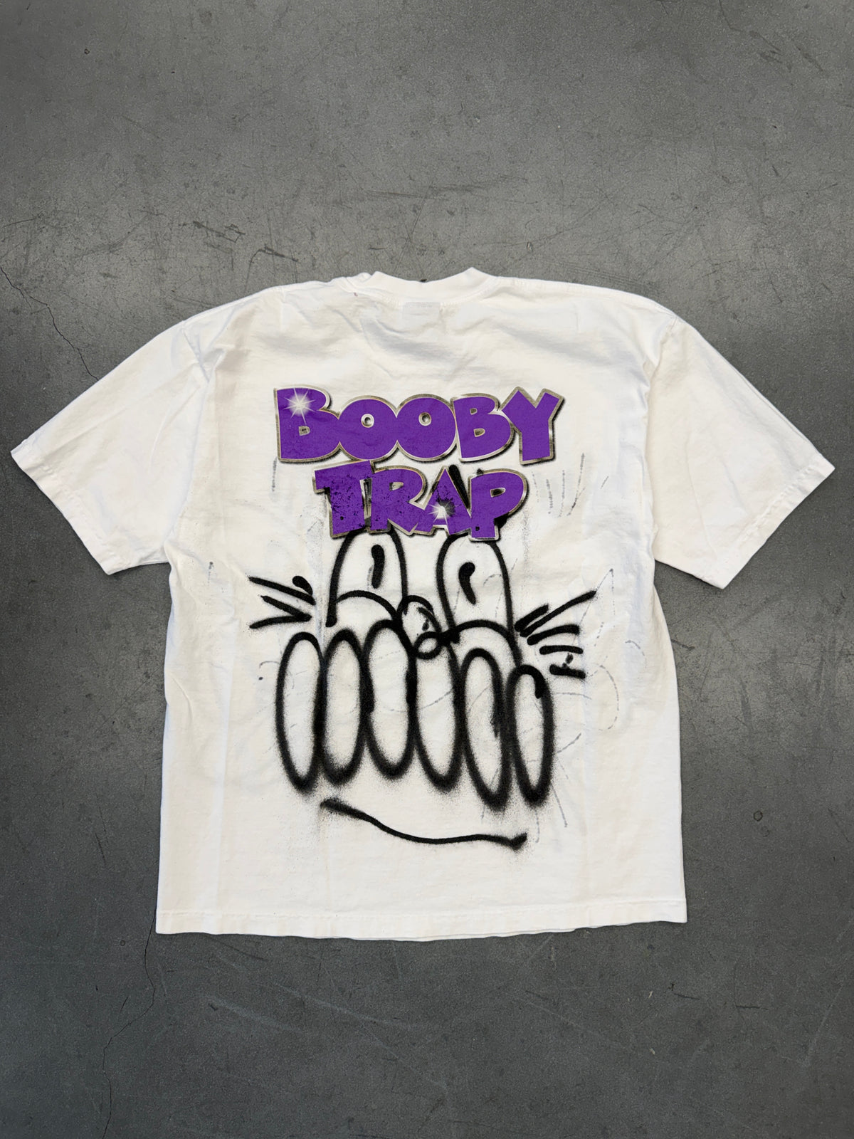 ANDREW X BOOBY TRAP X SLAWN 1 OF 1 GRAFFITI TEE