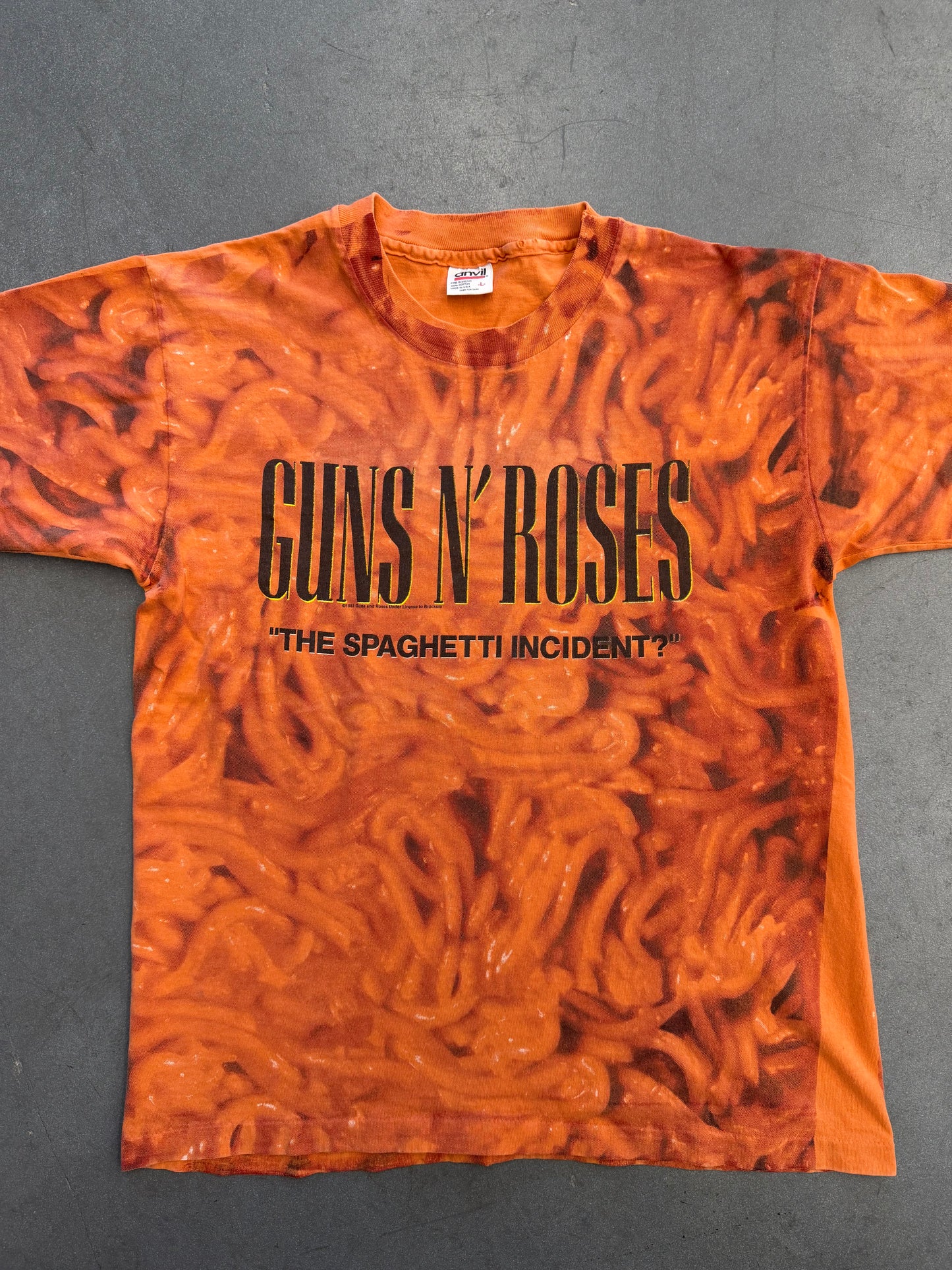 1993 GUNS N' ROSES "THE SPAGHETTI INCIDENT?" AOP (ANVIL TAG)