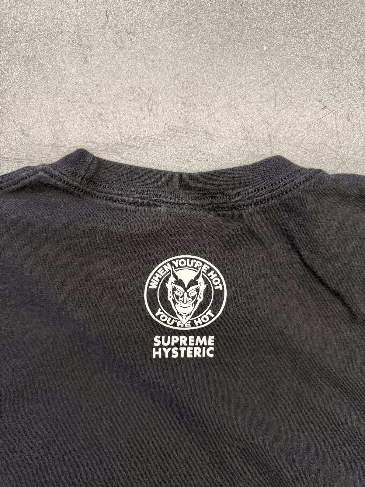 FW24 SUPREME HYSTERIC GLAMOUR FUCK TEE
