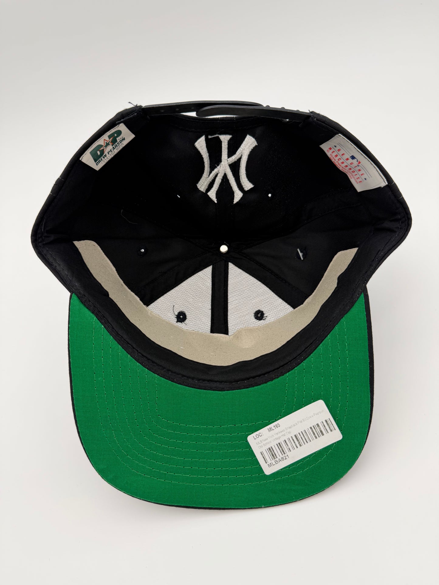 90S NEW YORK YANKEES DOUBLE LOGO SNAPBACK (DREW PEARSON TAG) (NWT)
