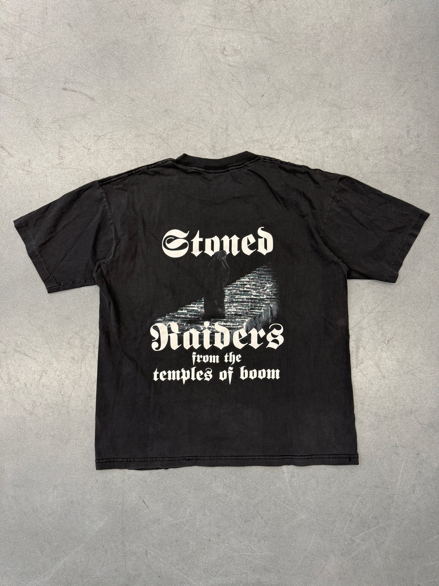 1995 CYPRESS HILL III TEMPLES OF BOOM STONED RAIDERS TEE (POLYGRAM TAG)
