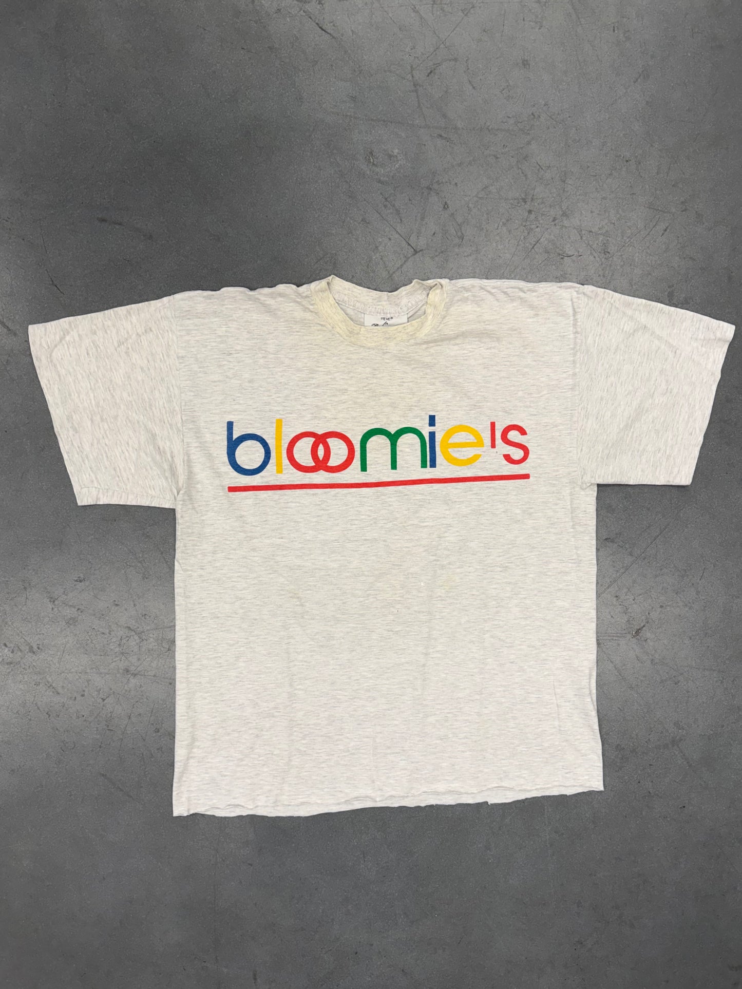 90'S BLOOMIE'S BIG LOGO TEE (BLOOMINGDALE'S TAG)