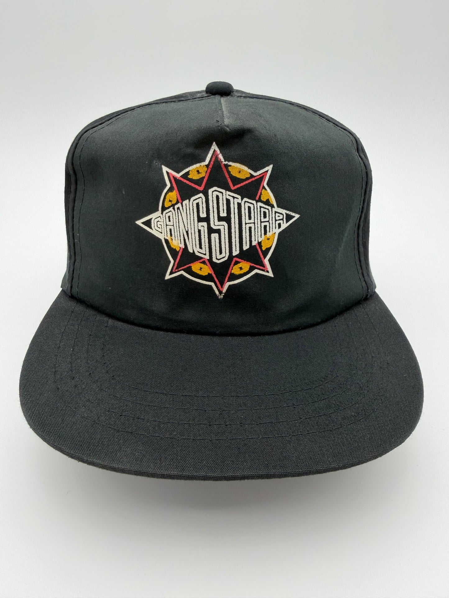 1990 GANG STARR "STEP IN THE ARENA" LOGO SNAPBACK HAT (YUPOONG TAG)