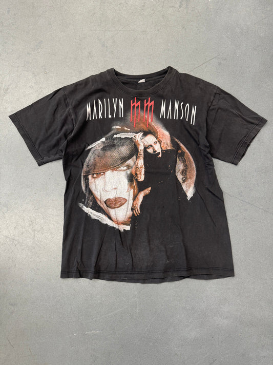 90S MARILYN MANSON ANITCHRIST SUPERSTAR BOOTLEG TEE (FADED TAG)