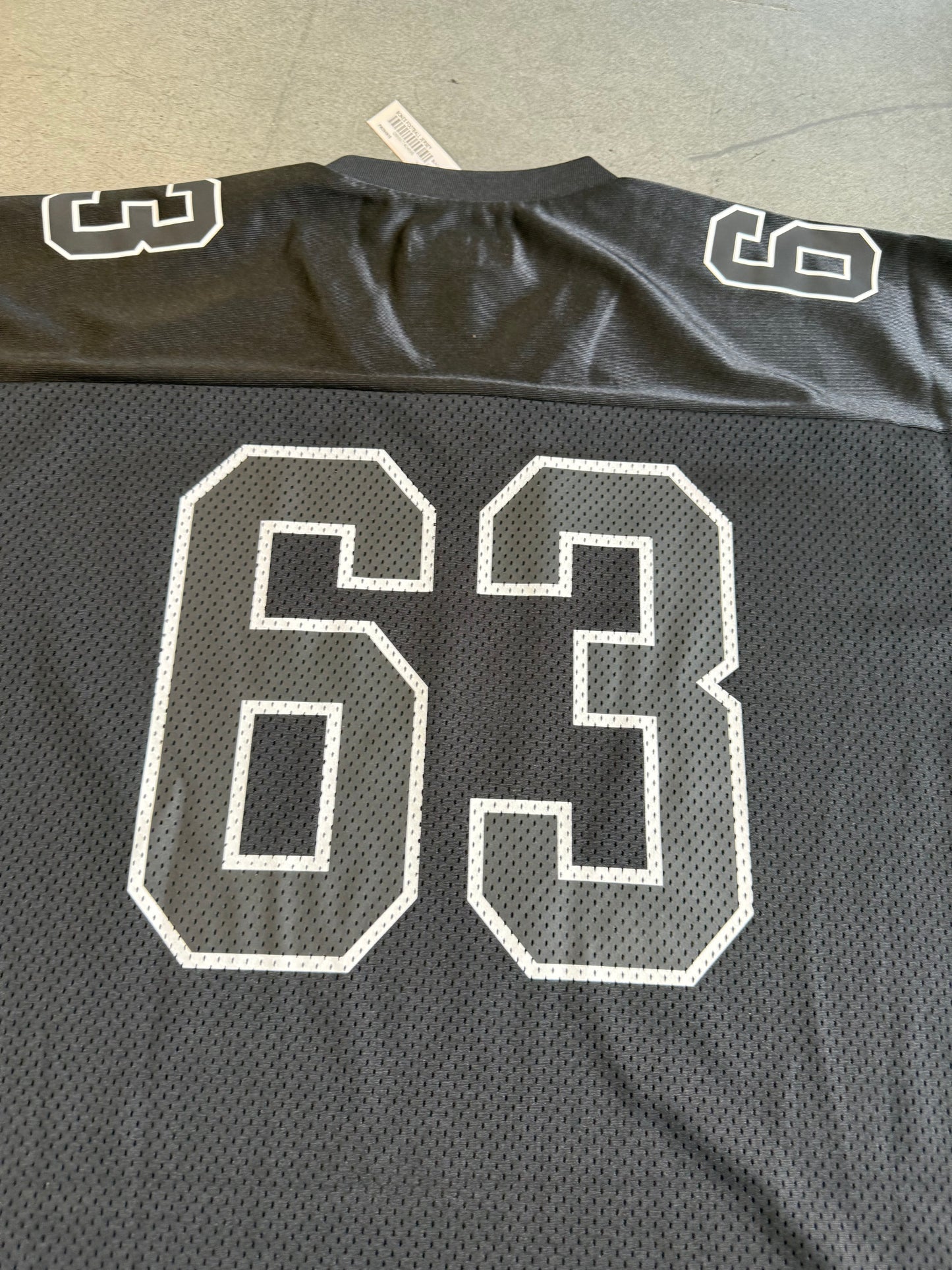FW25 SUPREME BONES FOOTBALL JERSEY - BLACK (L) (NEW)
