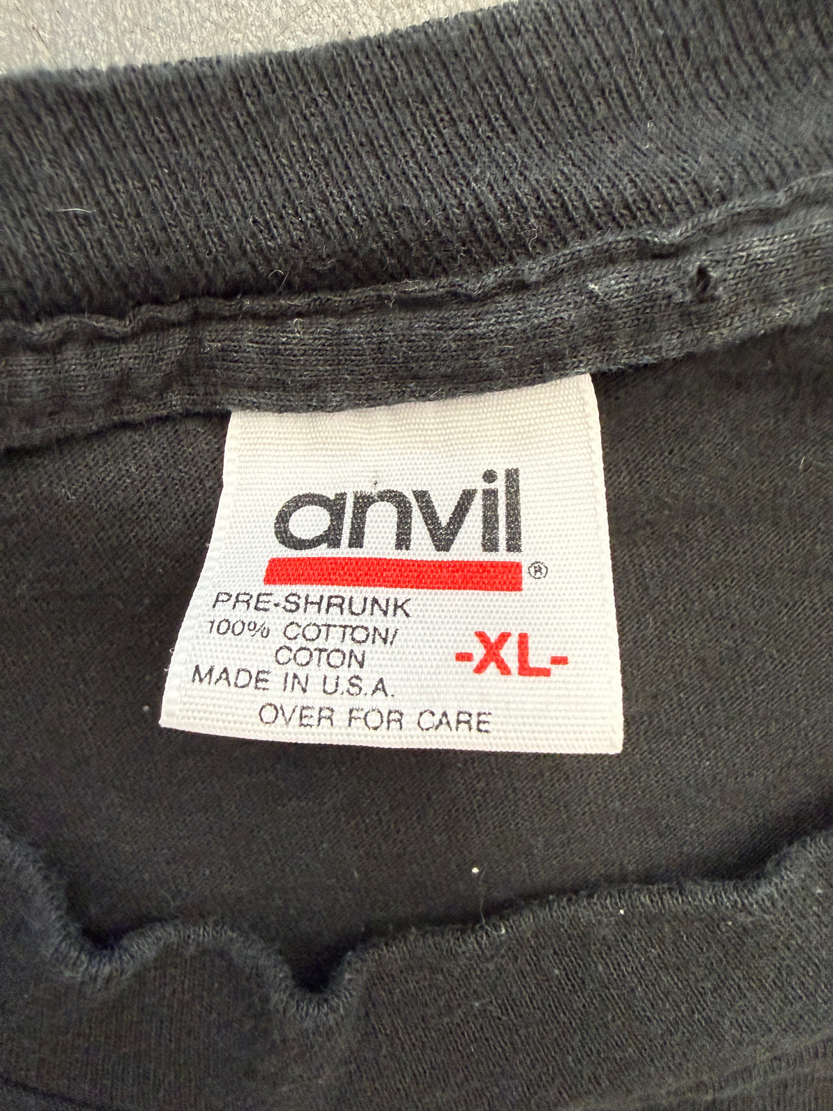 1992 MIAMI HEAT SHATTERED BACKBOARD TEE (ANVIL RED BAR TAG) - XL