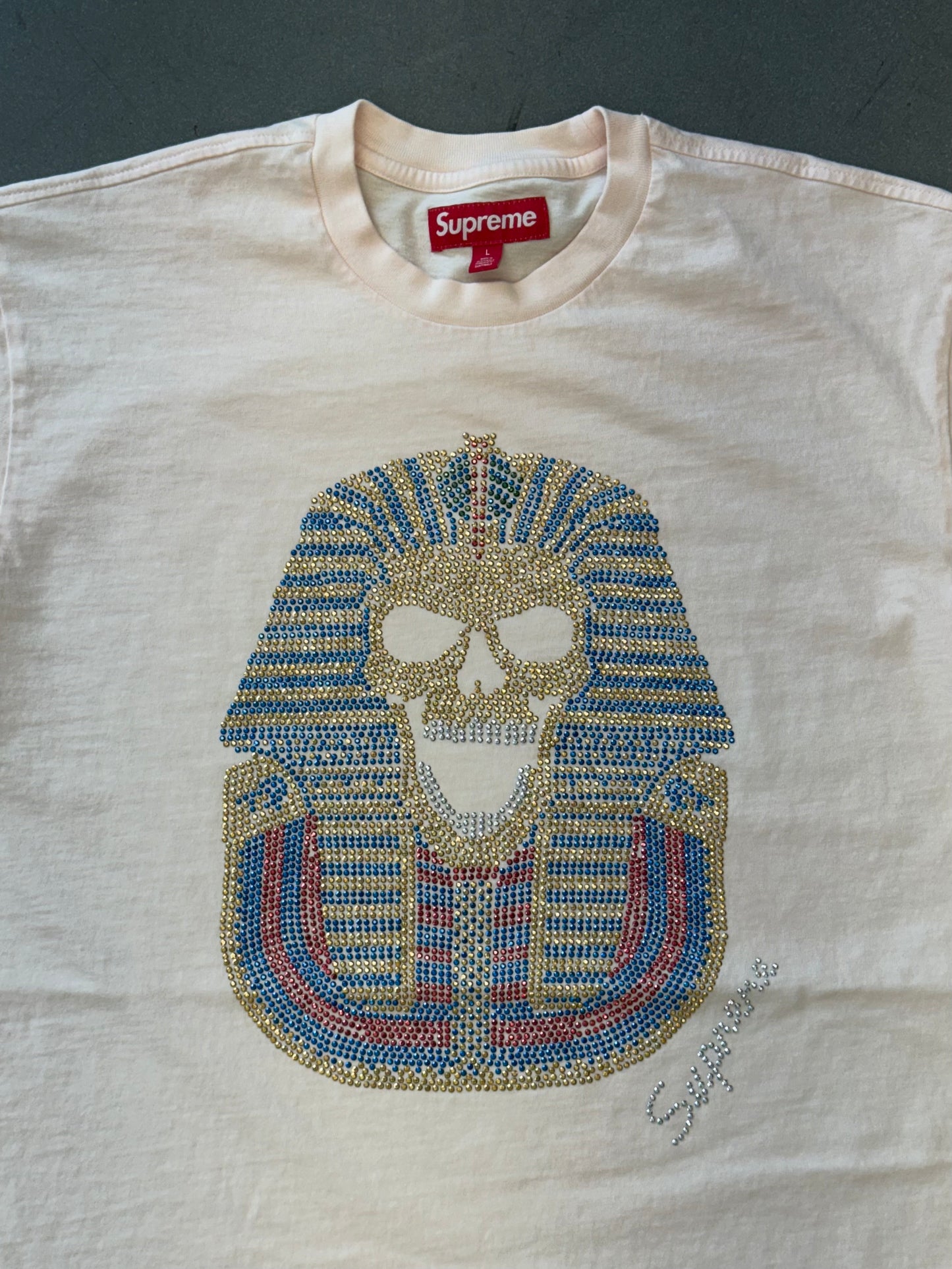 FW25 SUPREME KING TUT SS TOP - LIGHT PINK (L)