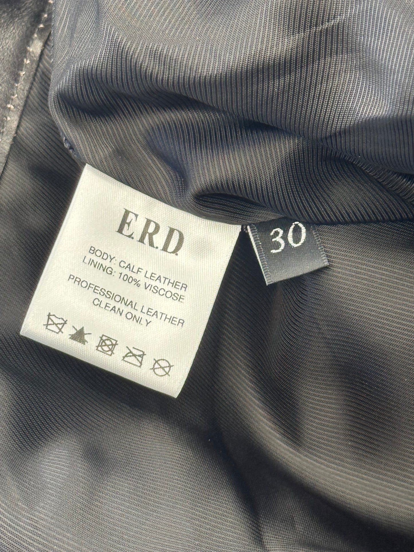 ENFANTS RICHES DEPRIMES ERD CRUST REPAIRED LEATHER FLARE JEANS - NWT