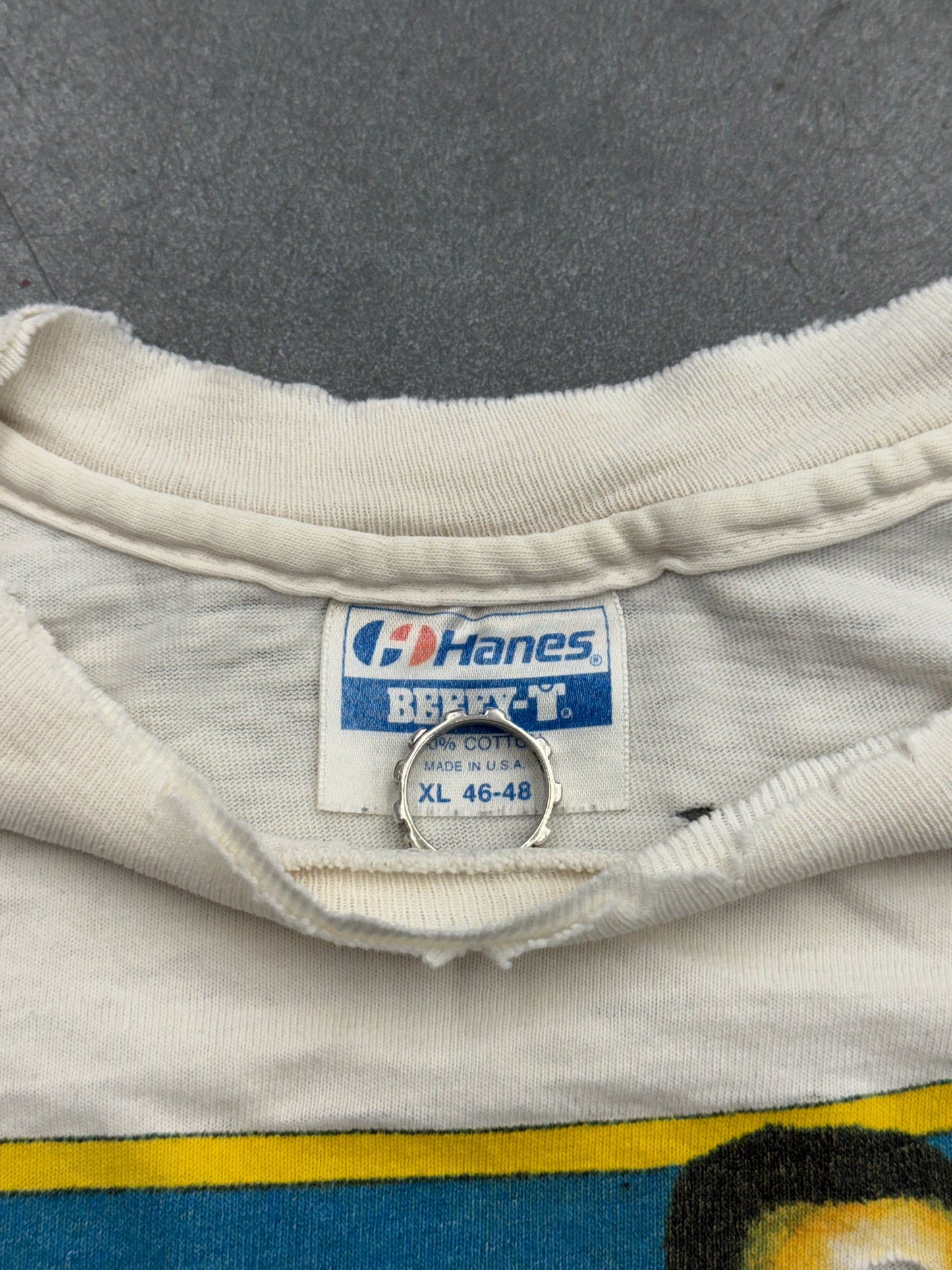 1990 J.E. BRADY TEXAS BLUES BLIND LEMON TEE (HANES BEEFY TAG)