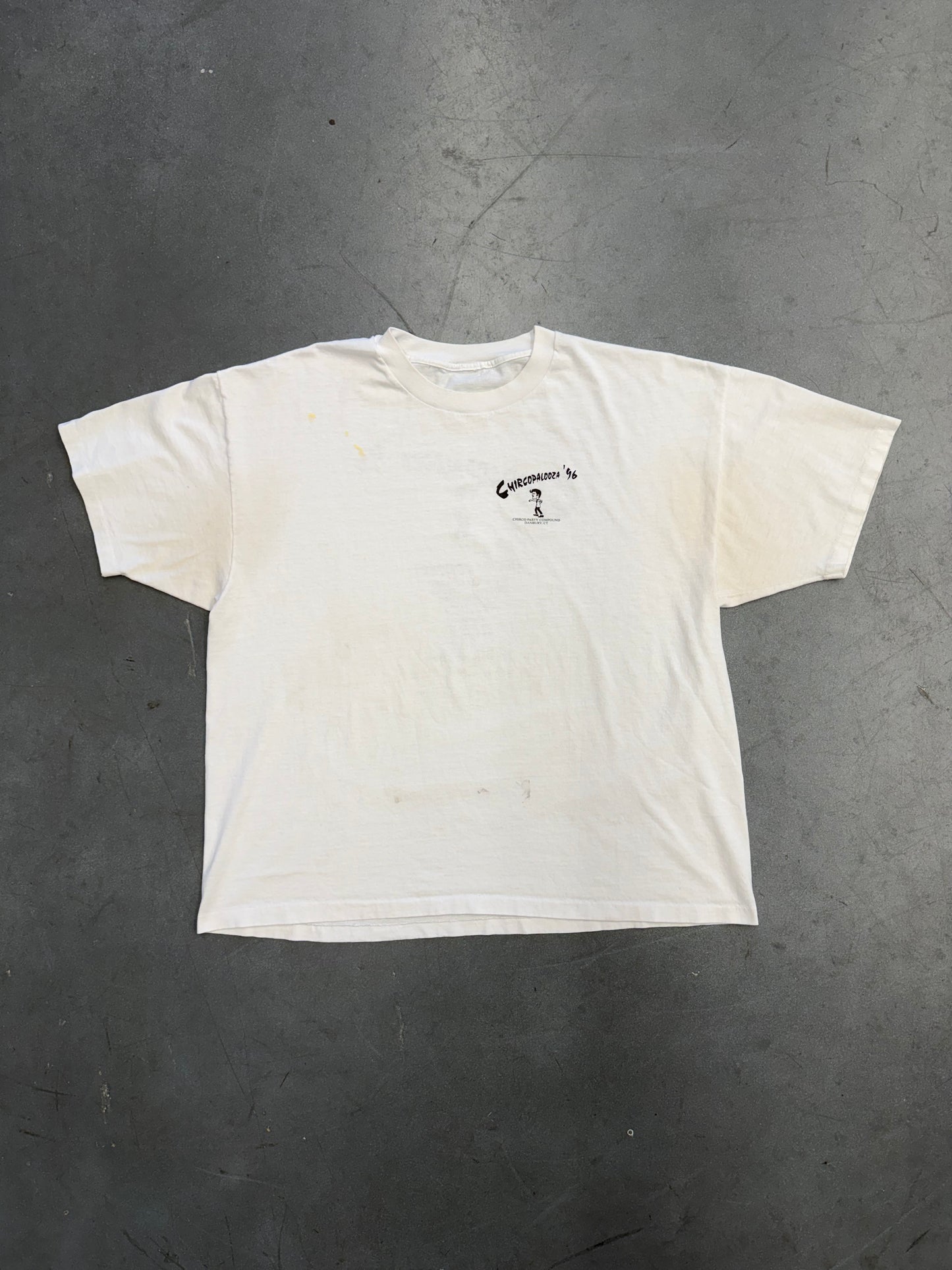 1996 CHIRCOPALOOZA DANBURY, CT MULLET TEE (PULLED TAG)