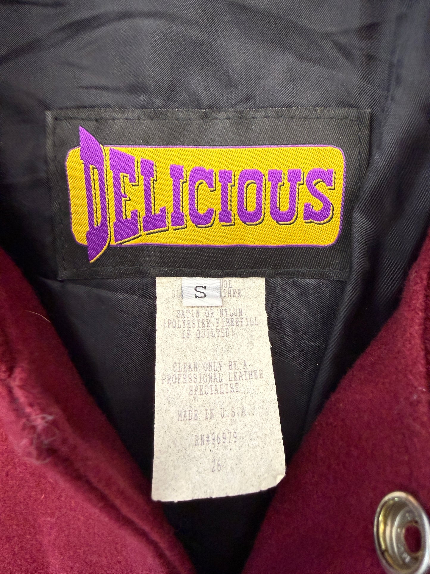 1997 BATMAN AND ROBIN LETTERMAN JACKET (DELICIOUS TAG)