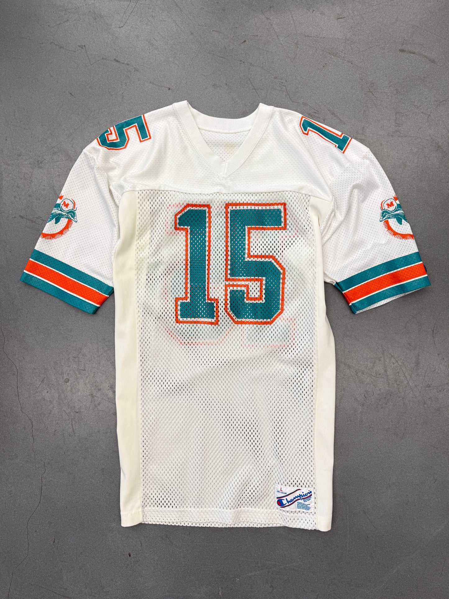 90S CHAMPION MIAMI DOLPHINS #15 MESH JERSEY