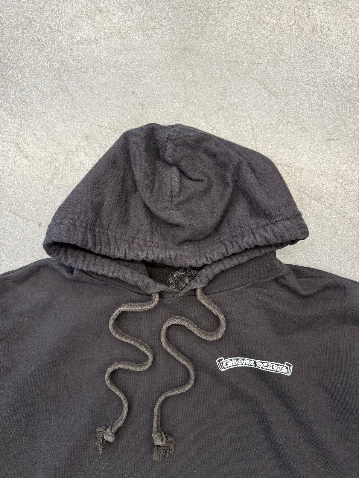 CHROME HEARTS SCROLL PULLOVER HOODIE