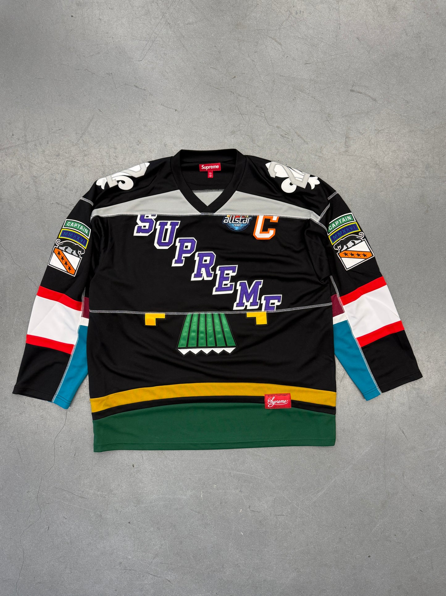 SS26 SUPREME PANELED HOCKEY JERSEY