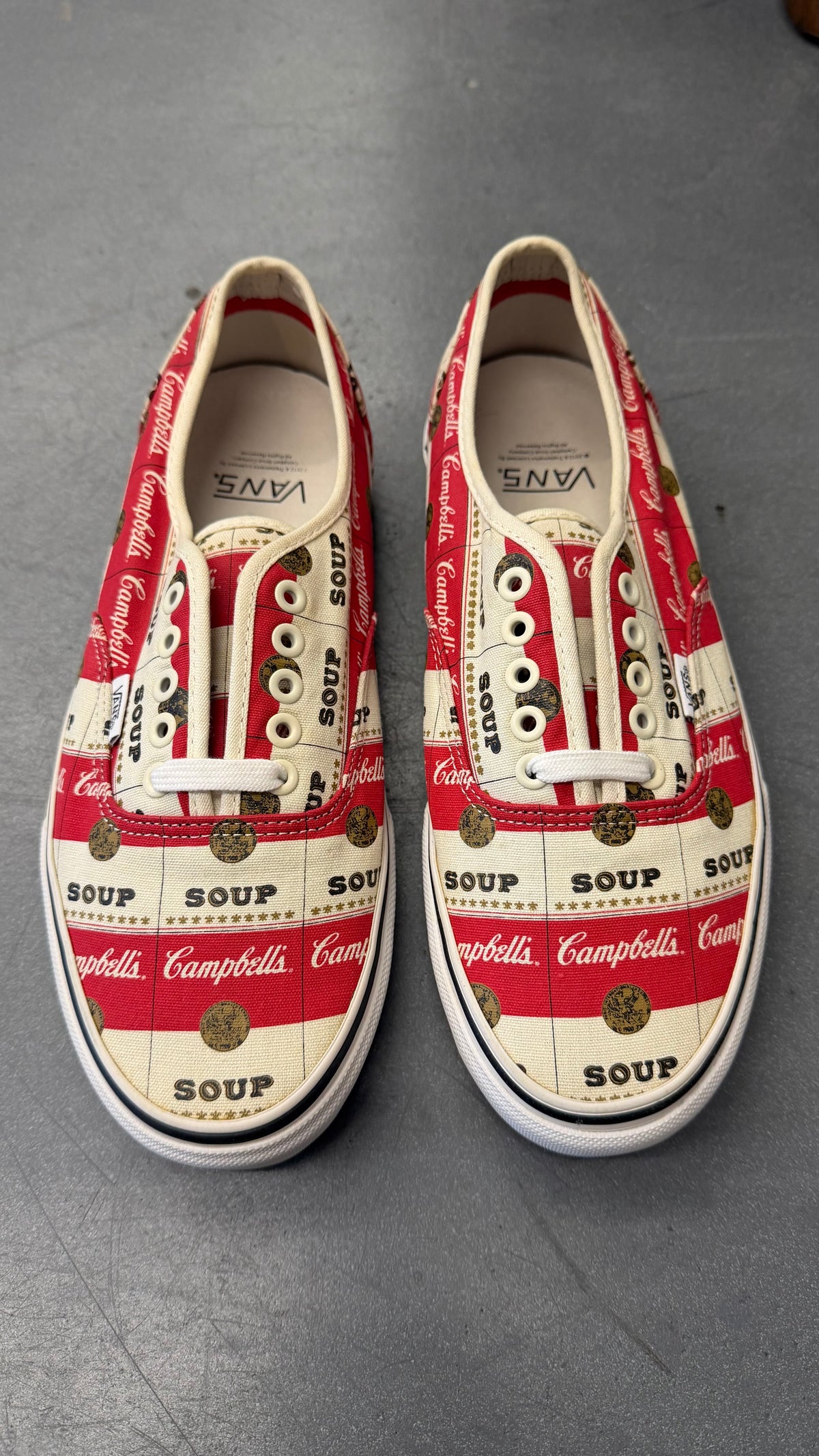 2012 VANS AUTHENTIC SUPREME CAMPBELLS SOUP