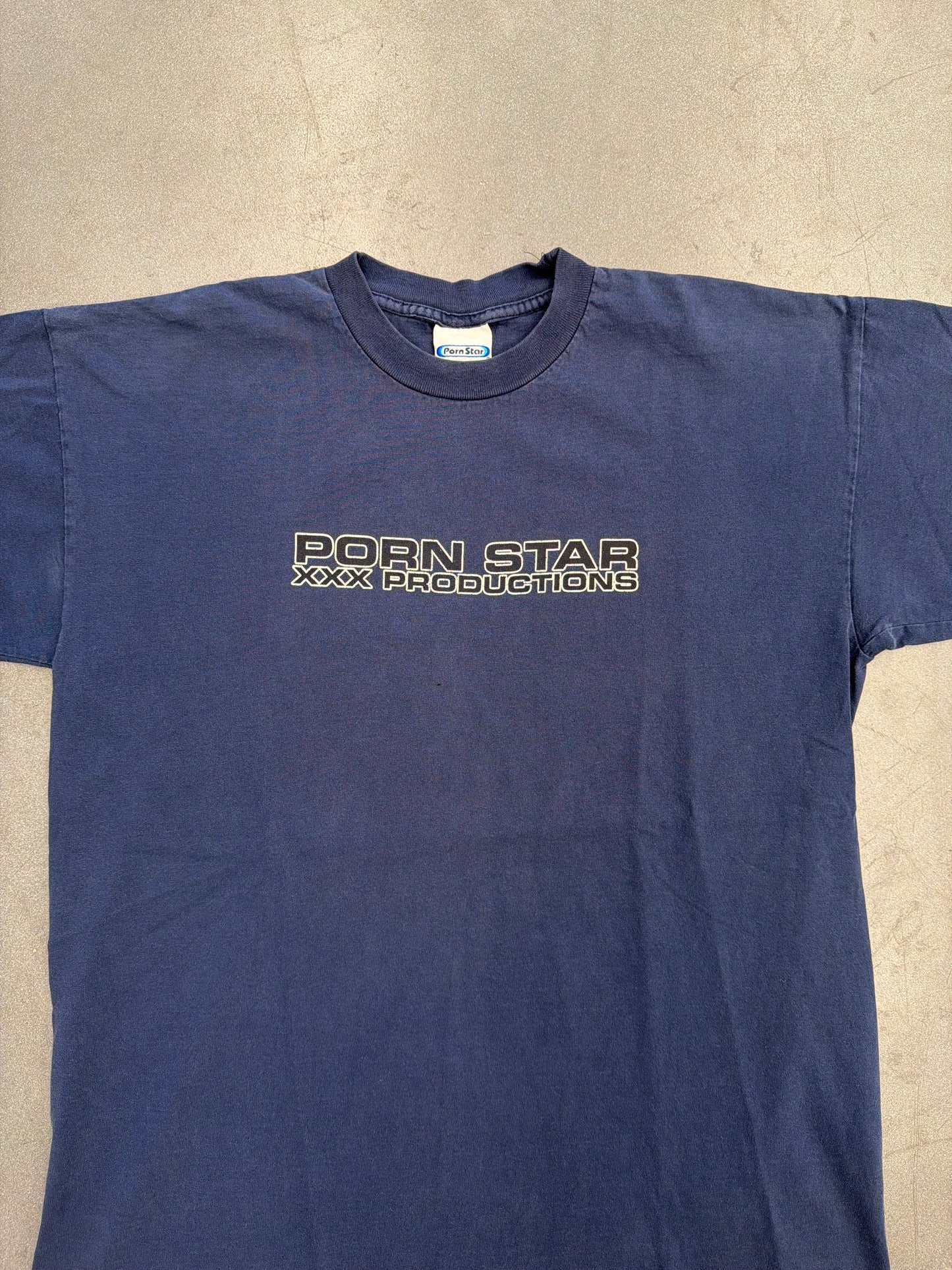 90'S PORN STAR PRODUCTIONS TEE (PORN STAR TAG)