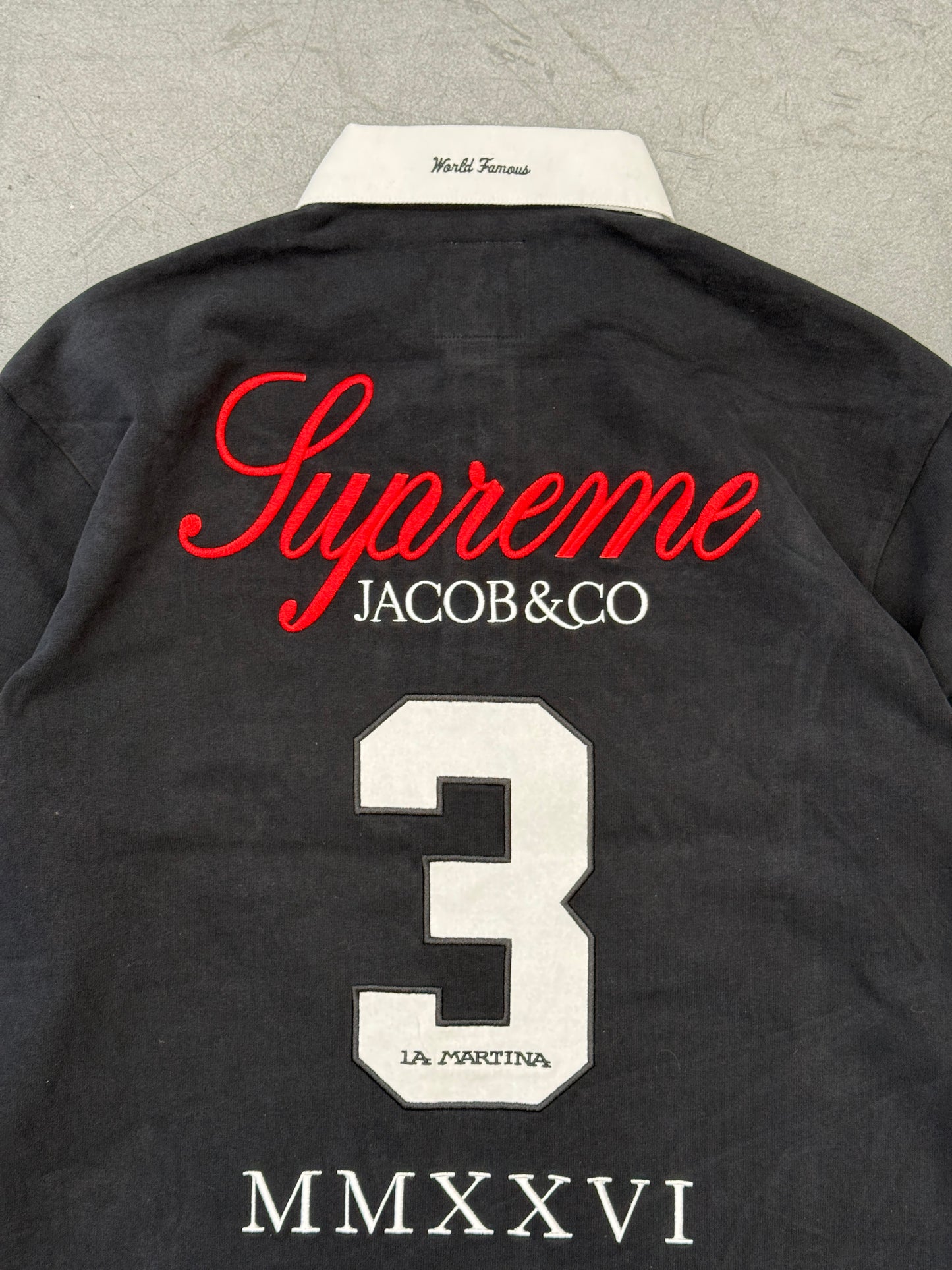 SS26 SUPREME LA MARTINA JACOB & CO RUGBY LS SHIRT