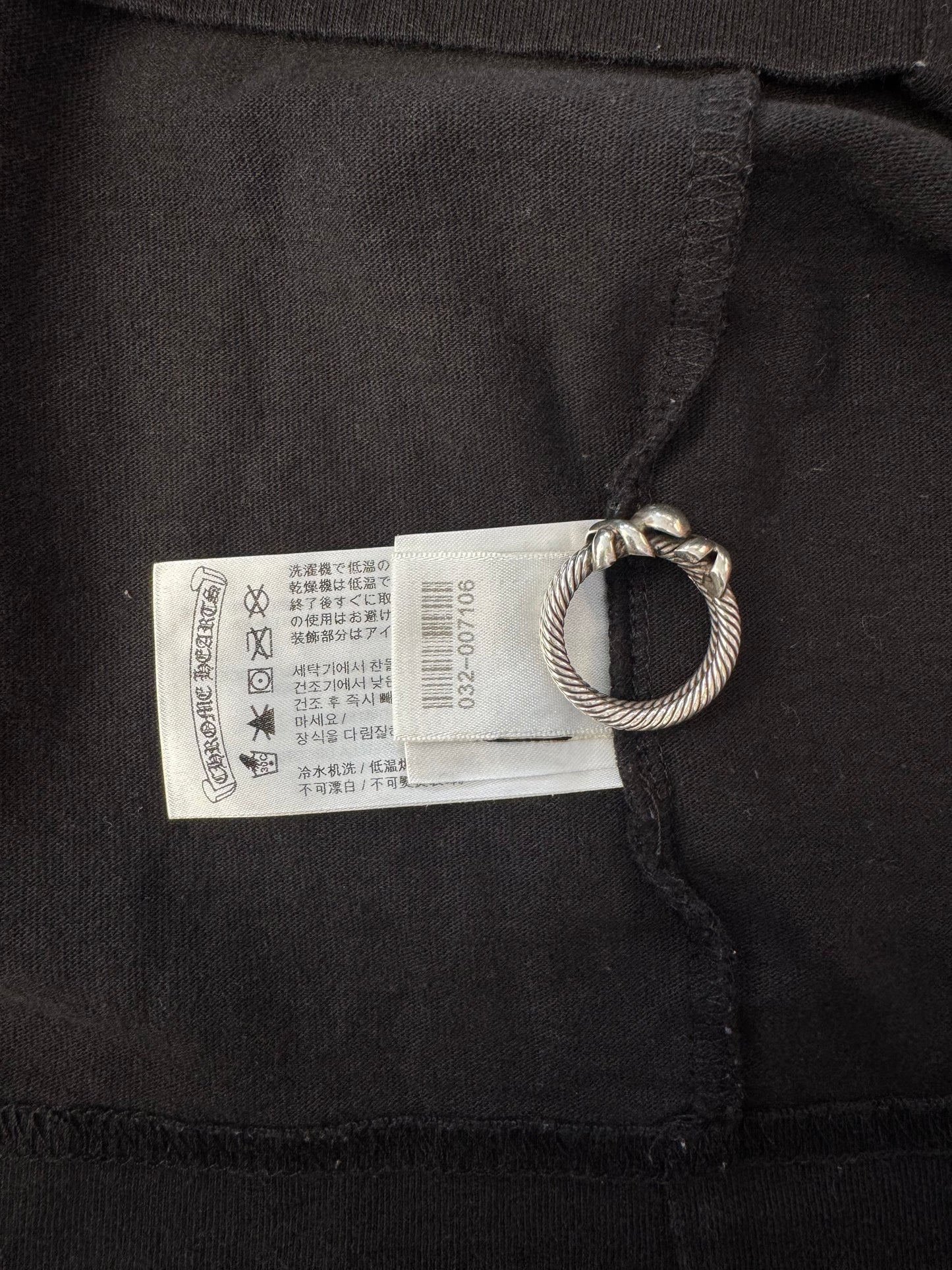 CHROME HEARTS X MATTY BOY "STAY FAST" RACE TEAM LS TEE - BLACK