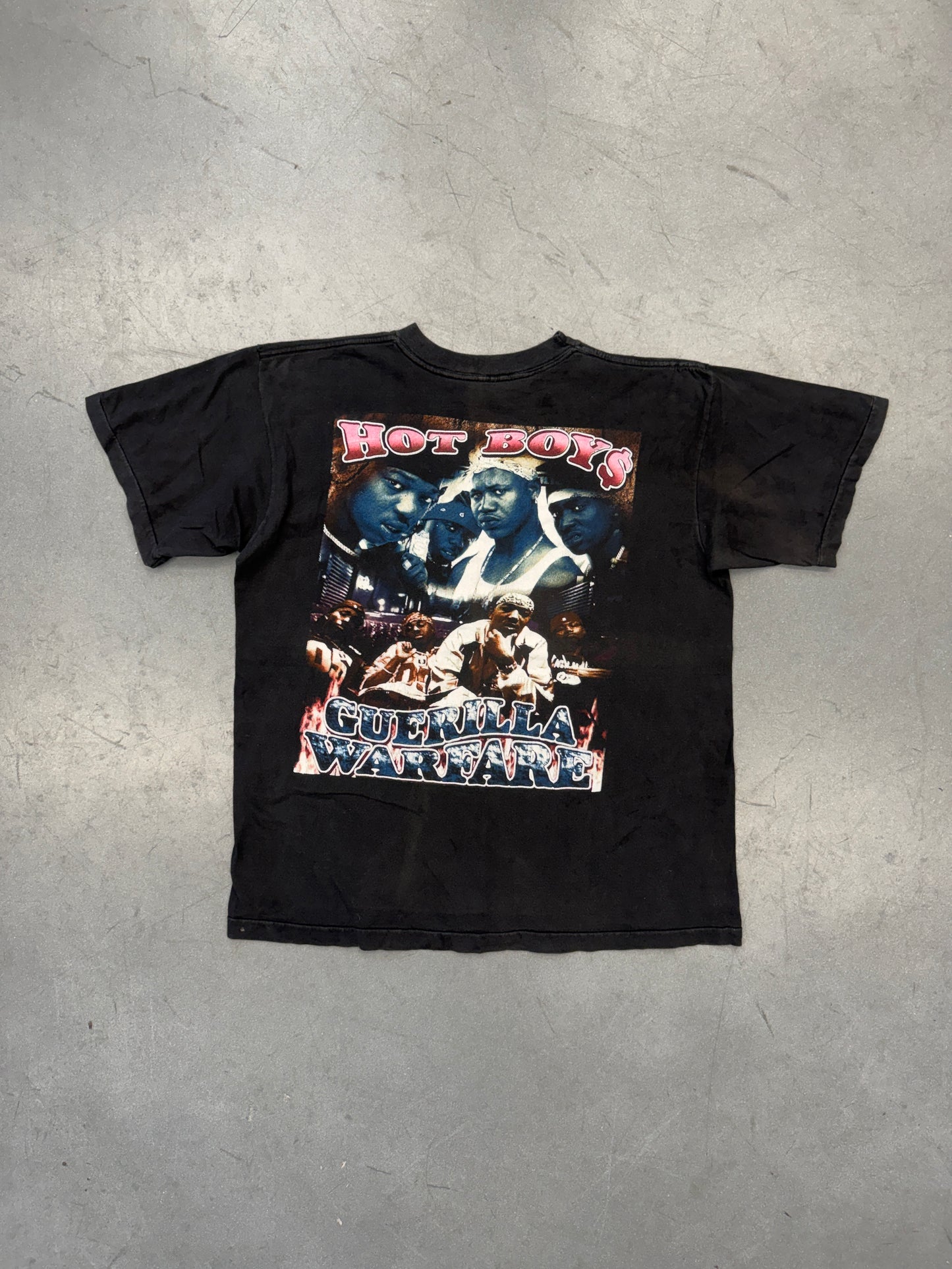 90'S HOT BOYS GUERILLA WARFARE RAP TEE (PULLED TAG)