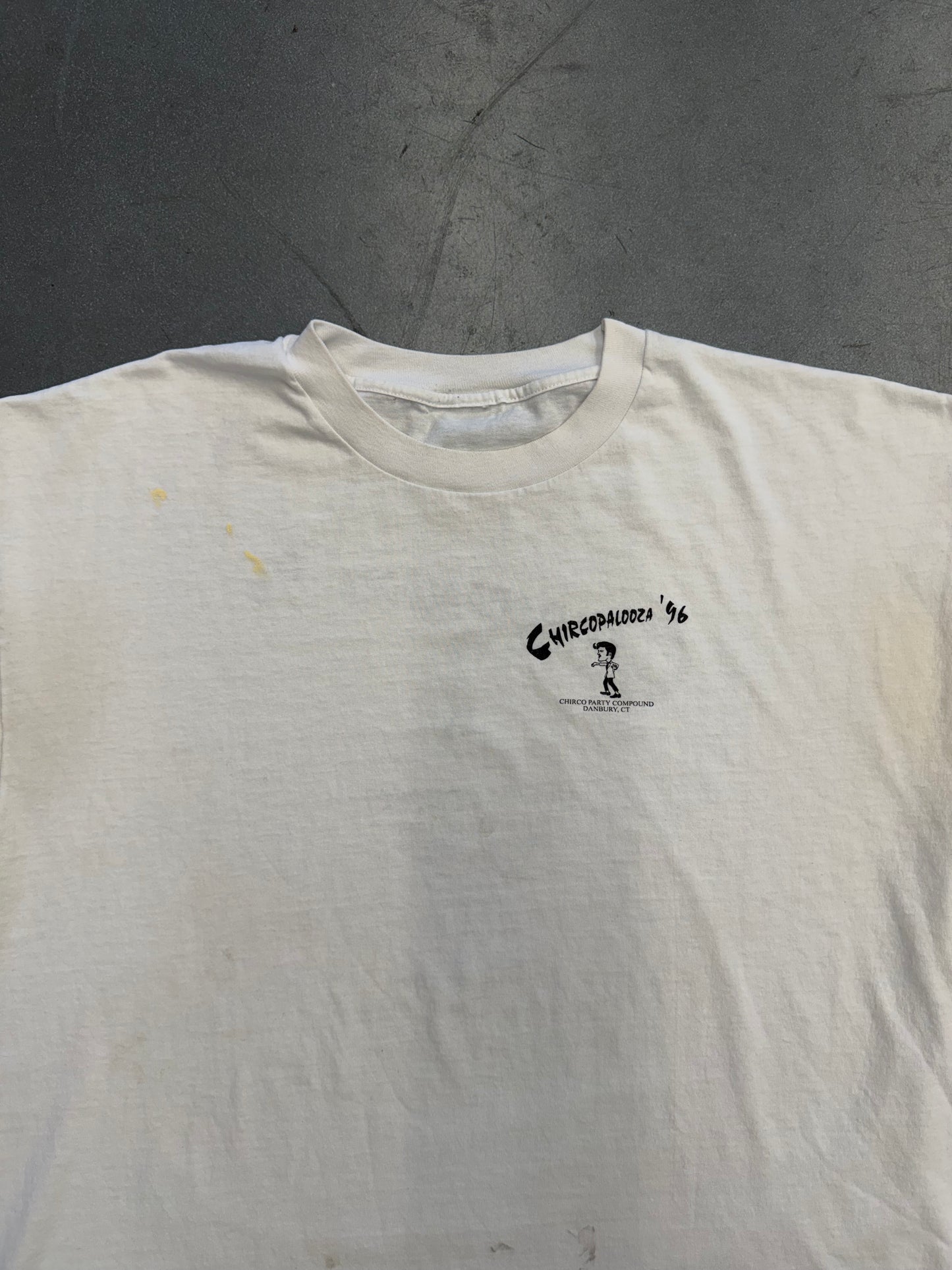 1996 CHIRCOPALOOZA DANBURY, CT MULLET TEE (PULLED TAG)