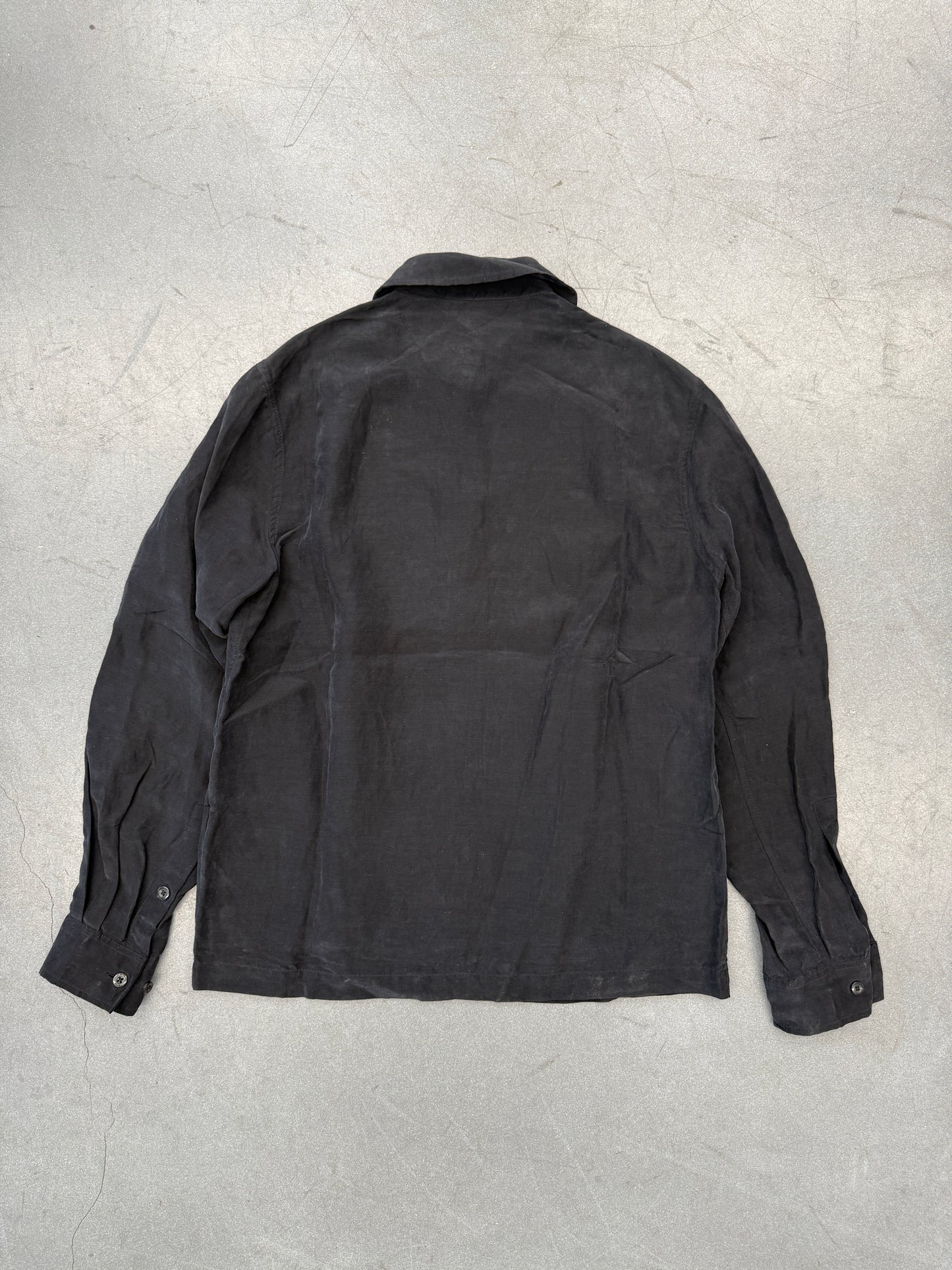 SS23 KITH CUPRO LONG SLEEVE BUTTON UP SHIRT