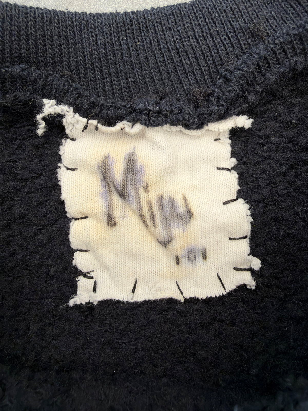'90S MARLIYN MANSON I AM THE GOD OF FUCK TEE REPURPOSED CREWNECK SWEATER (MIJU 1 OF 1)