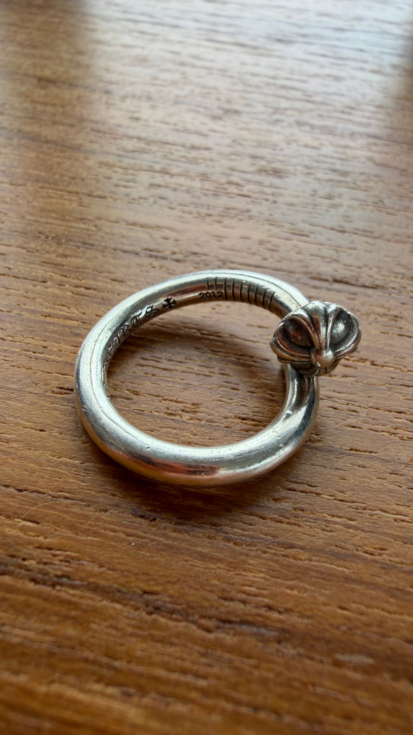 CHROME HEARTS NAIL SILVER RING