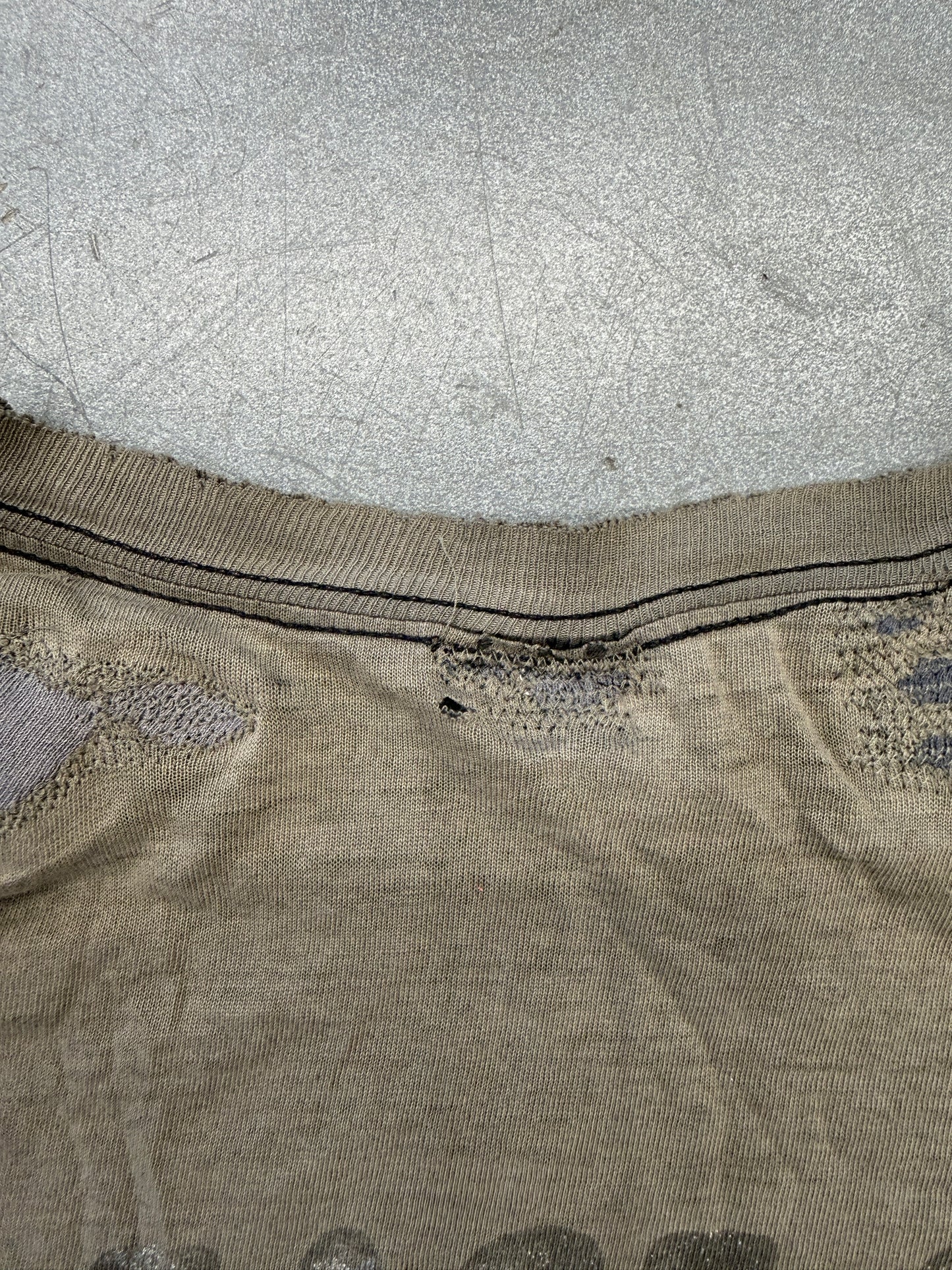 '90S IN MEMORY OF THE NOTORIOUS BIG MAKAVELI RAP REPAIRED TEE (FADED TAG)