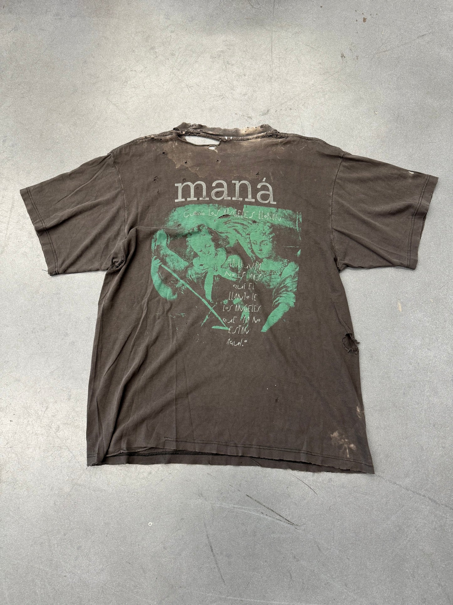 90'S MANA DISTRESSED TOUR TEE (FADED MOUNTAIN TAG)
