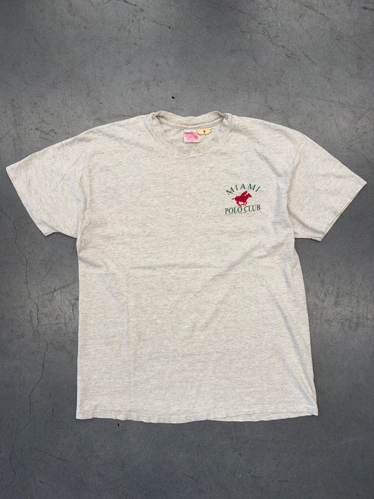 90S MIAMI POLO CLUB ORIGINAL MULLET TEE (HANES TAG)