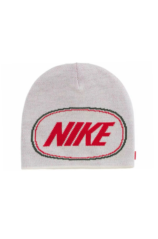 FW26 SUPREME NIKE OVAL BEANIE - WHITE