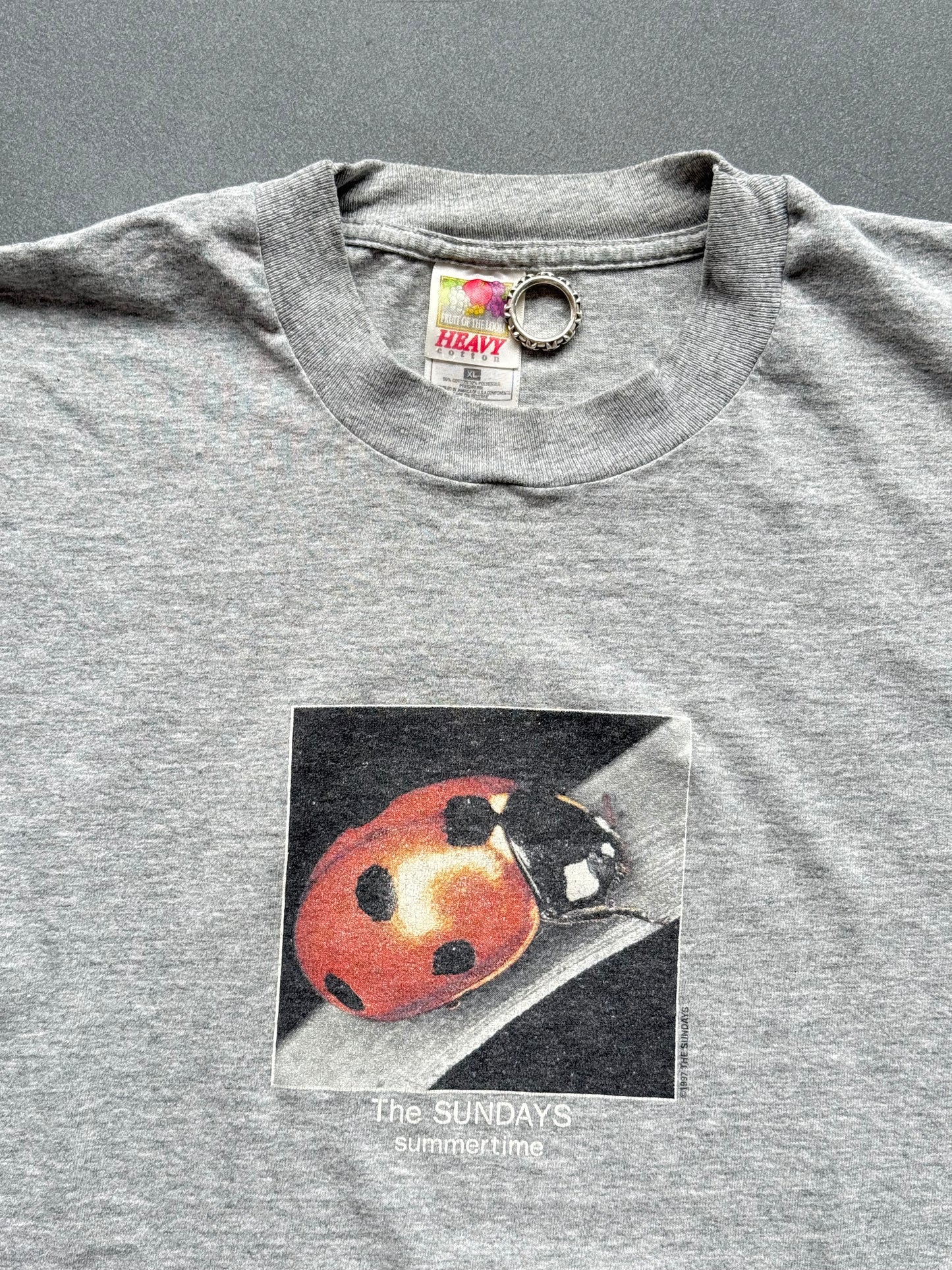 1997 THE SUNDAYS SUMMERTIME LADYBUG TEE (HEAVY FOTL TAG)